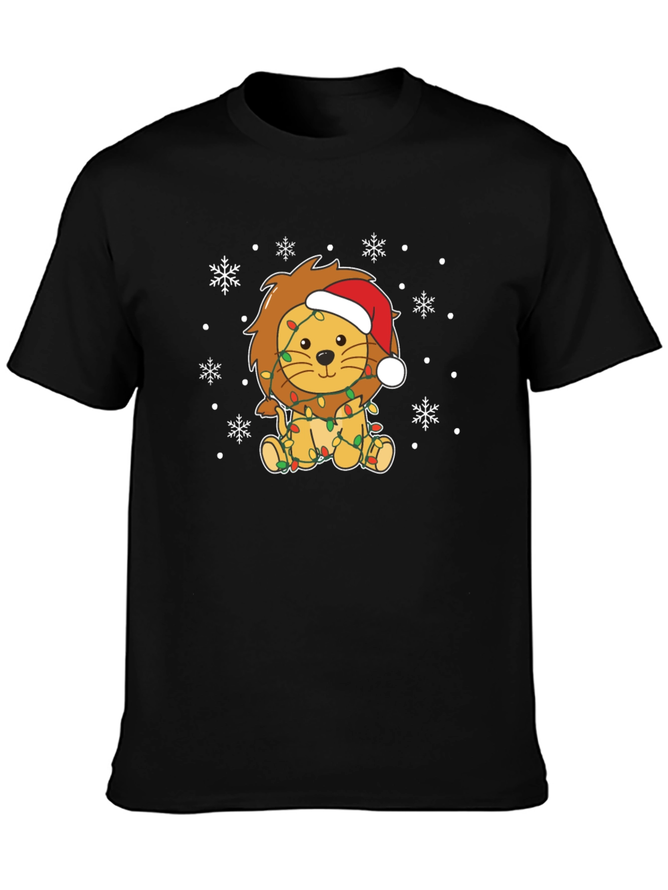 Festive Lion Christmas T-Shirt