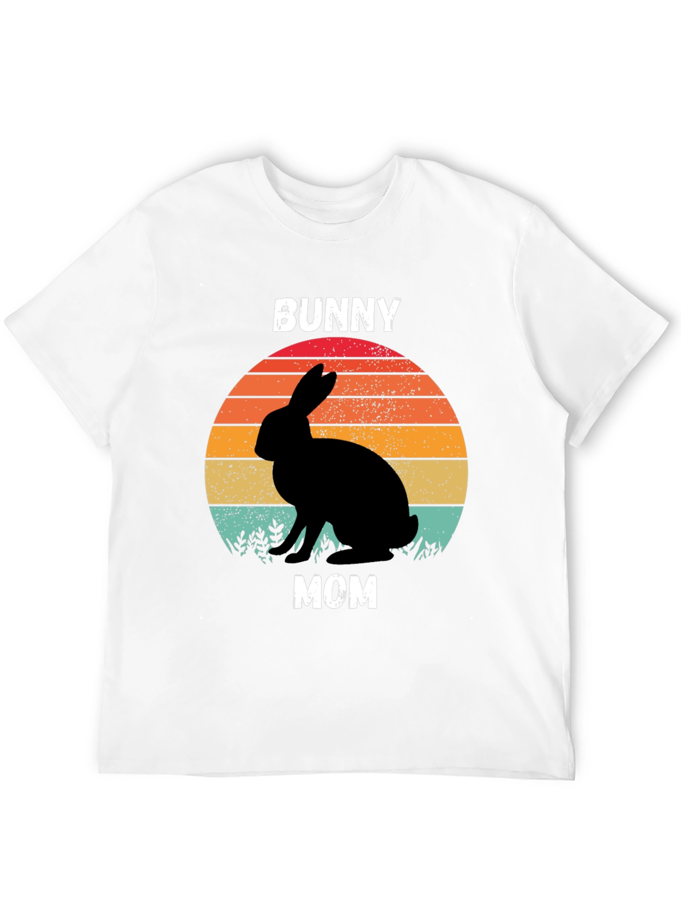 Bunny Mom T-Shirt - Retro Easter Gift