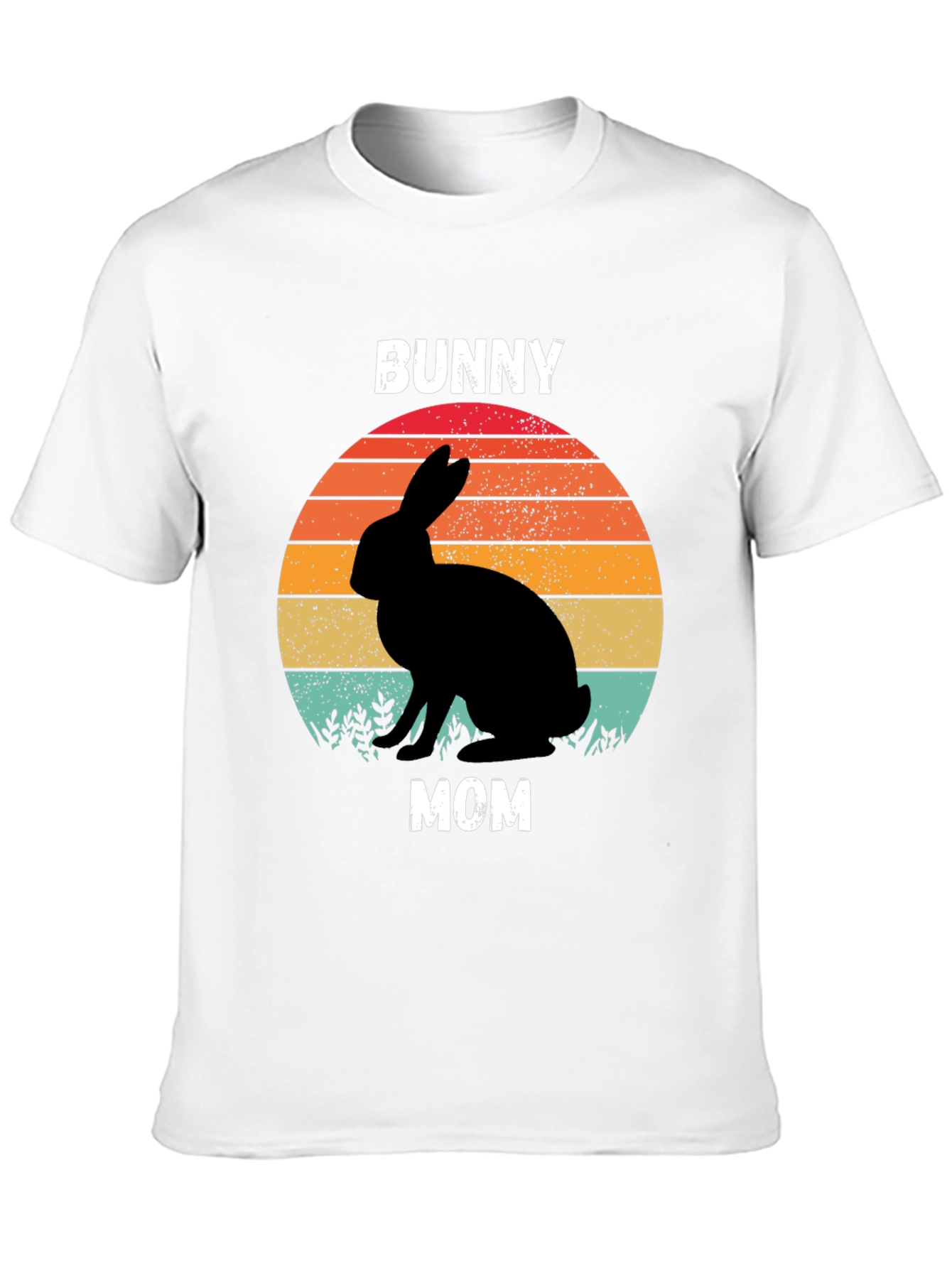 Bunny Mom T-Shirt - Retro Easter Gift