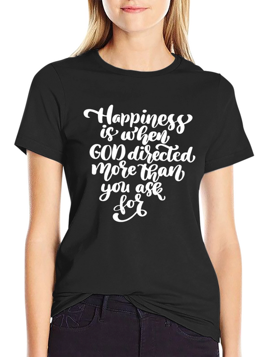 Happiness Graphic T-Shirt - Christian Apparel