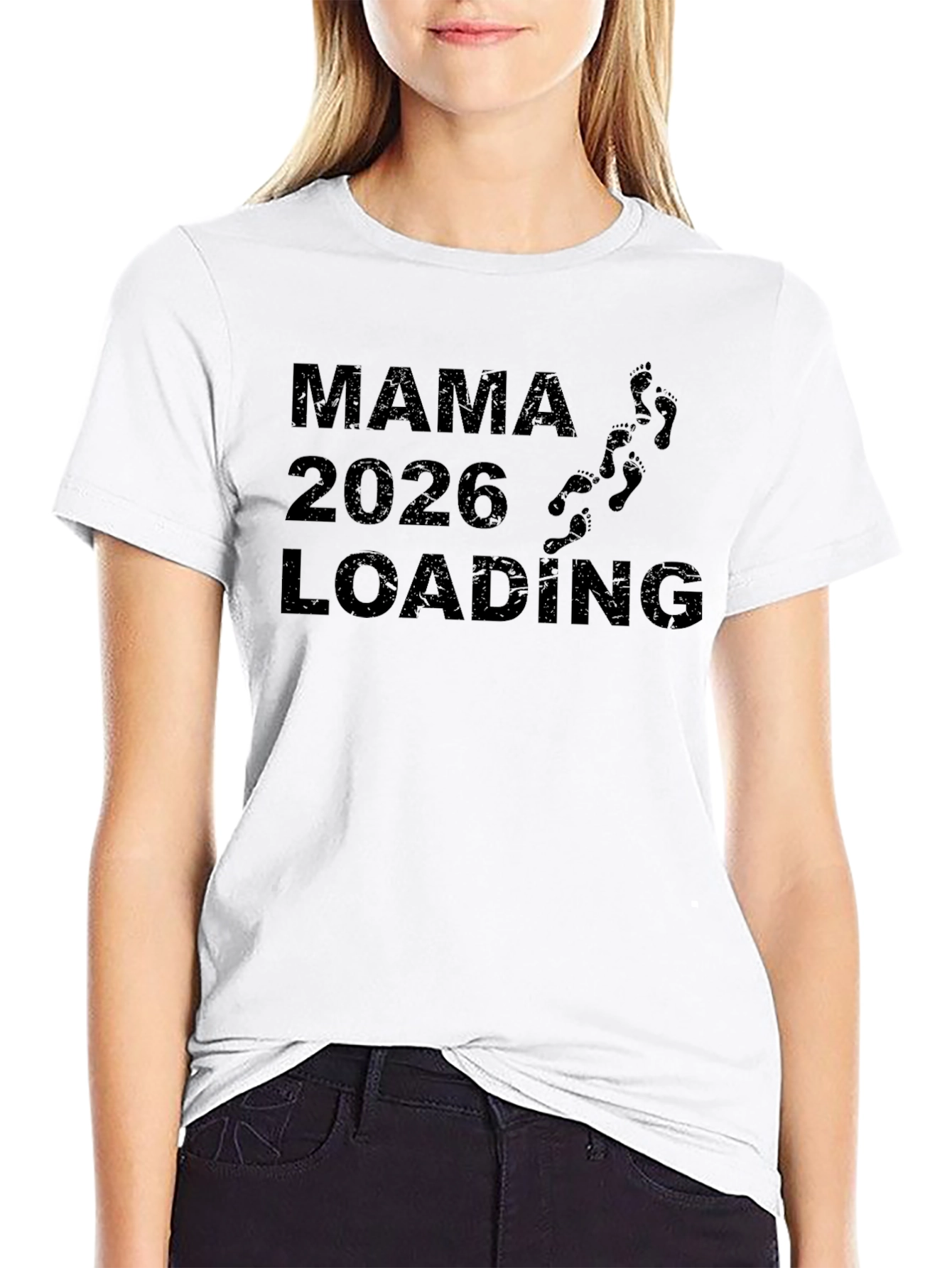 Mama 2026 Loading Pregnancy T-Shirt