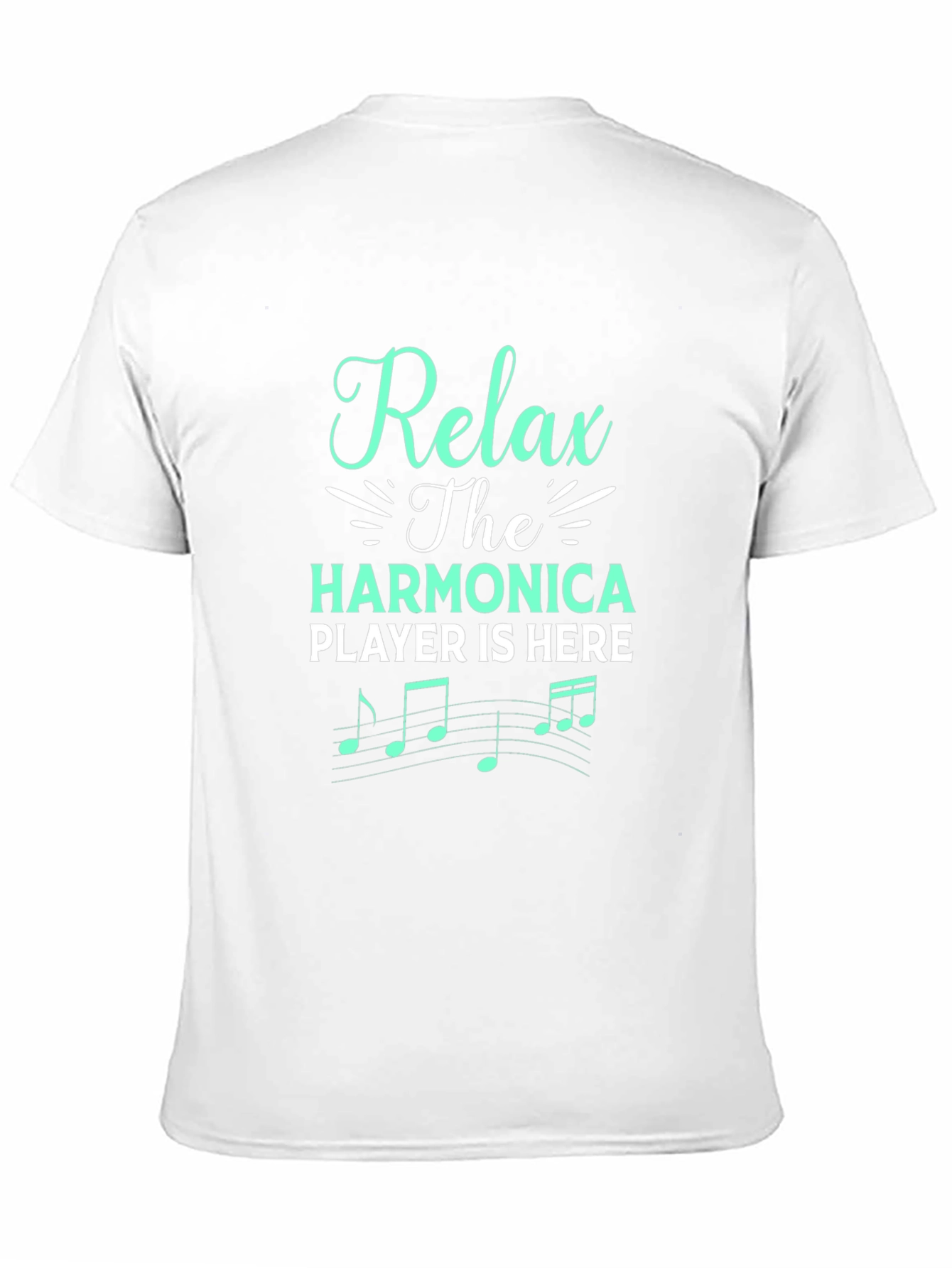Relax Harmonica Player T-Shirt - Music Gift Tee