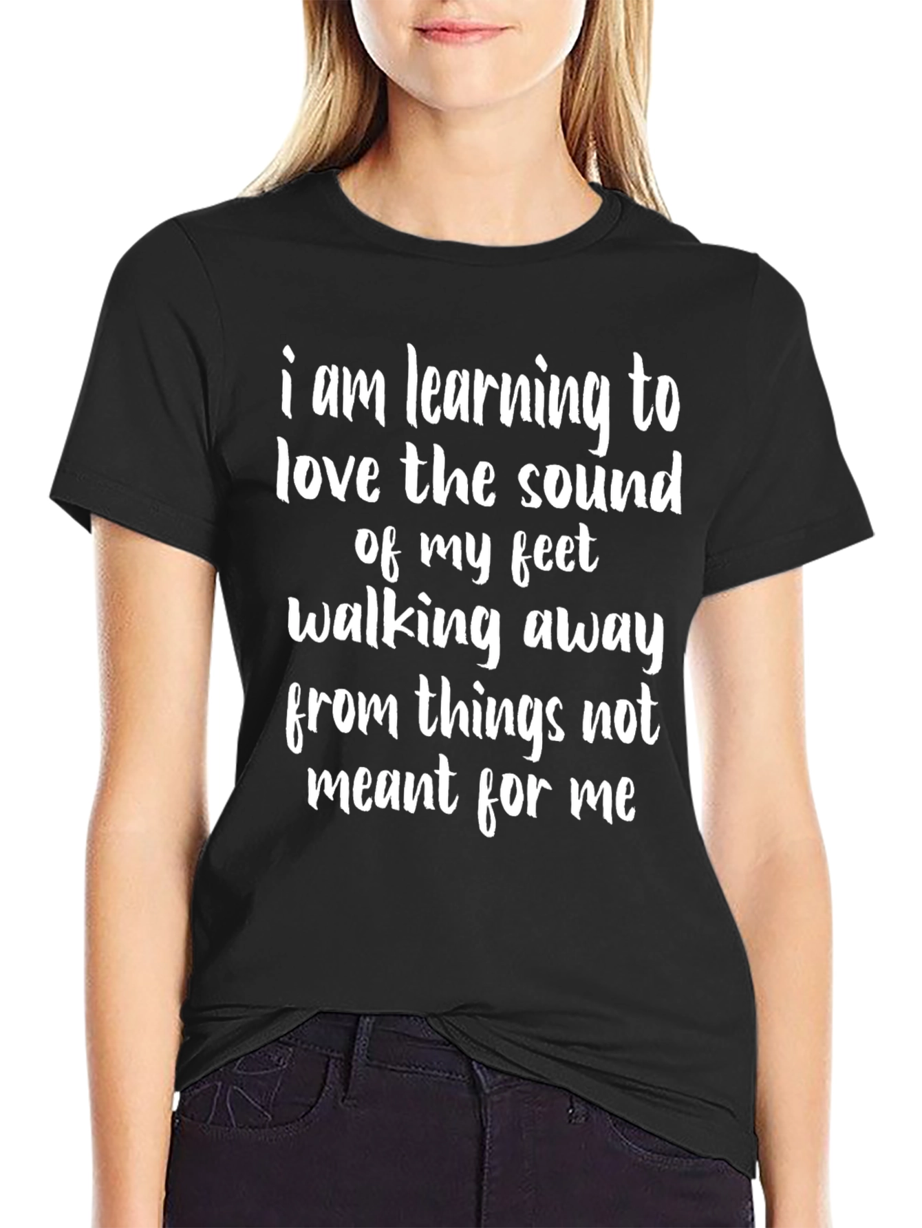 Walking Away T-Shirt - Inspirational Message