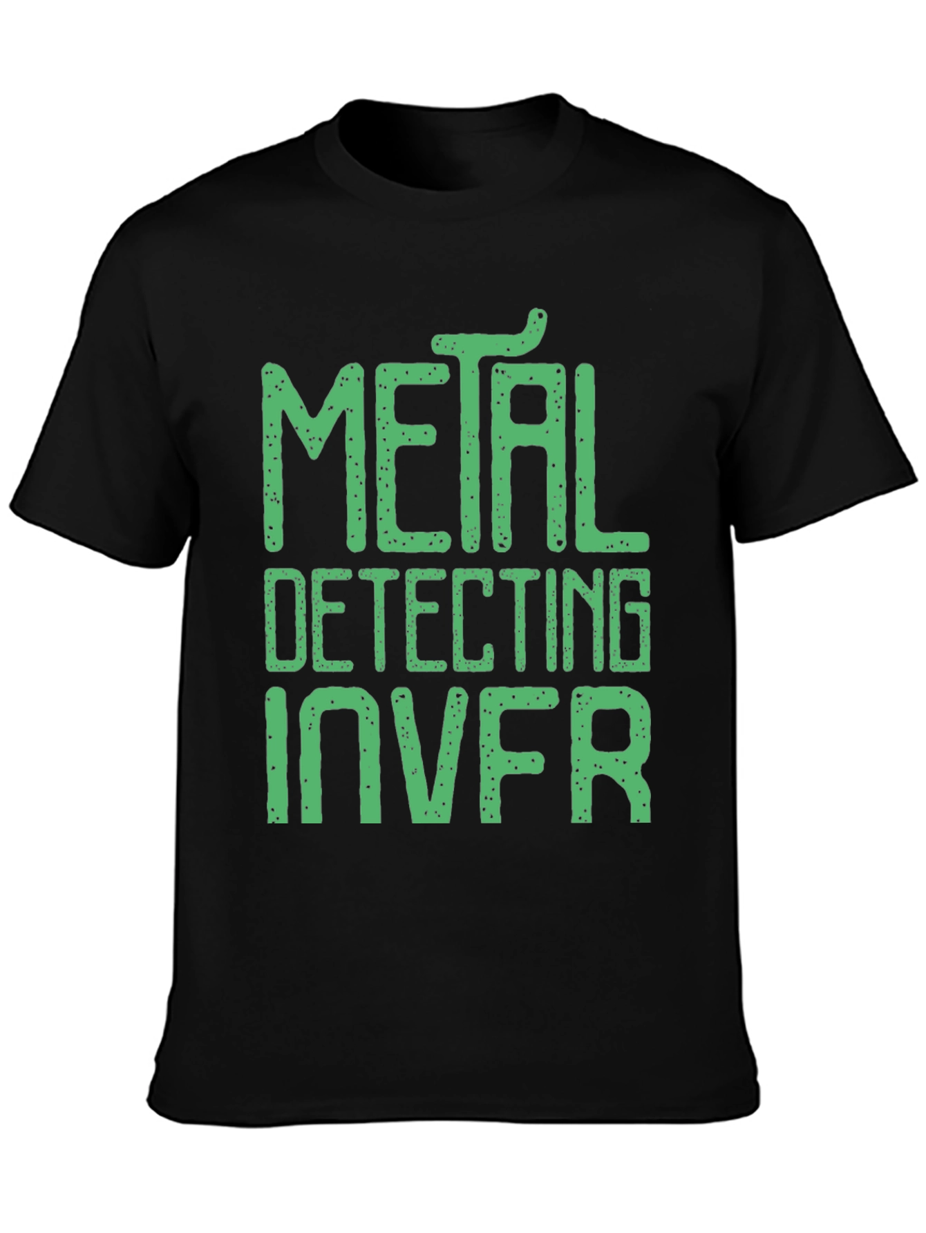 Metal Detecting INVR Black Graphic Tee