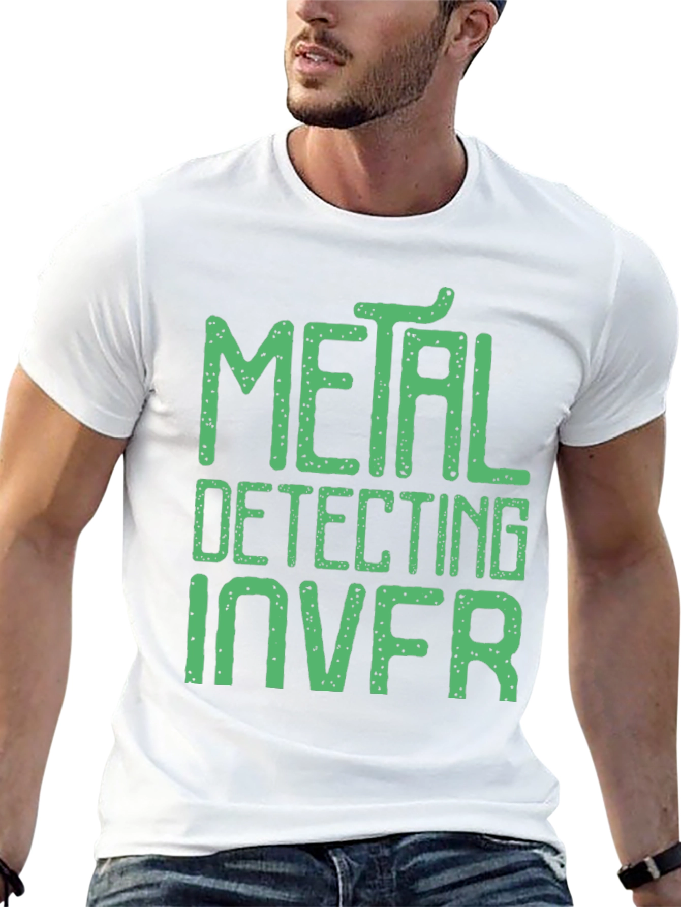 Metal Detecting INVR Black Graphic Tee