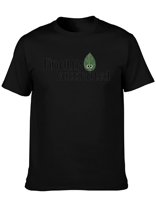Finally Vaccinated Leaf T-Shirt