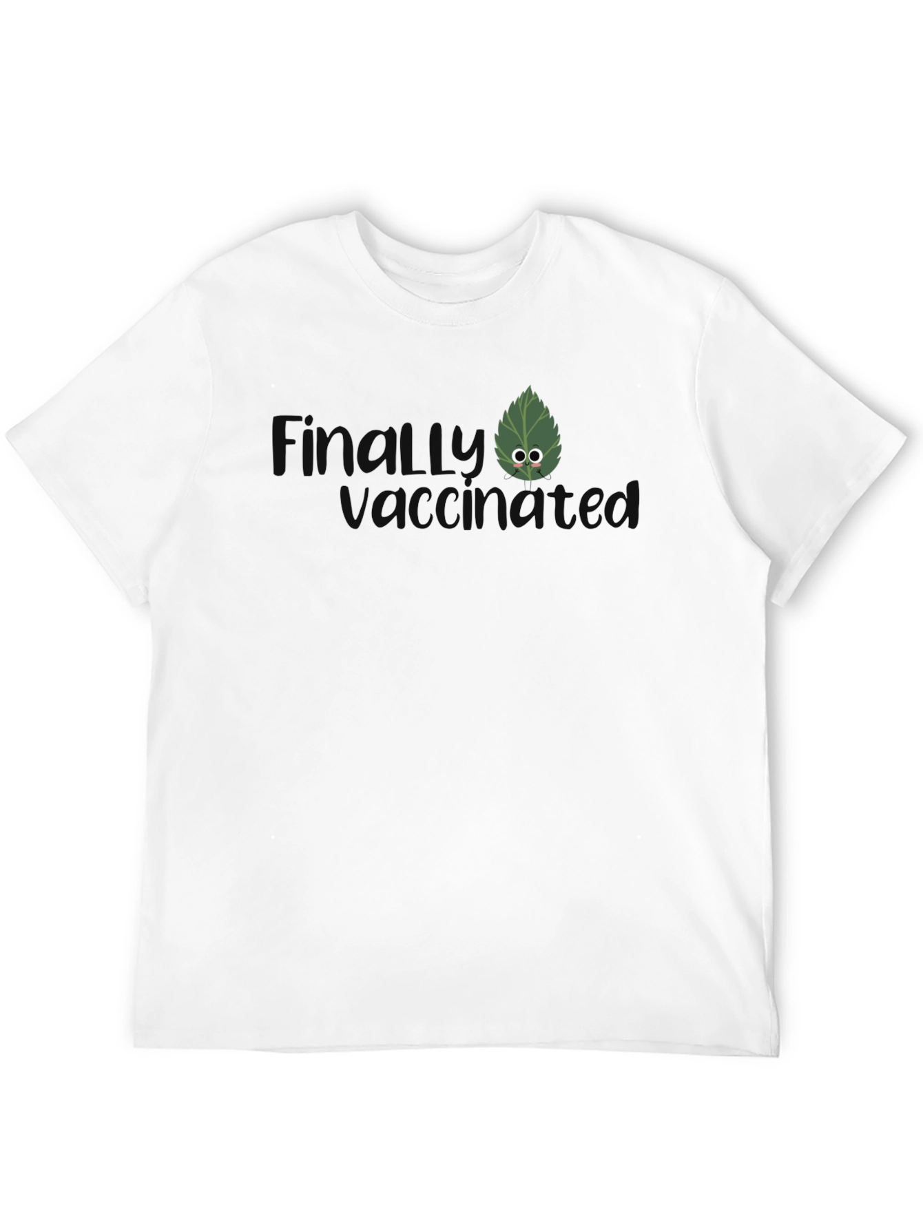 Finally Vaccinated Leaf T-Shirt
