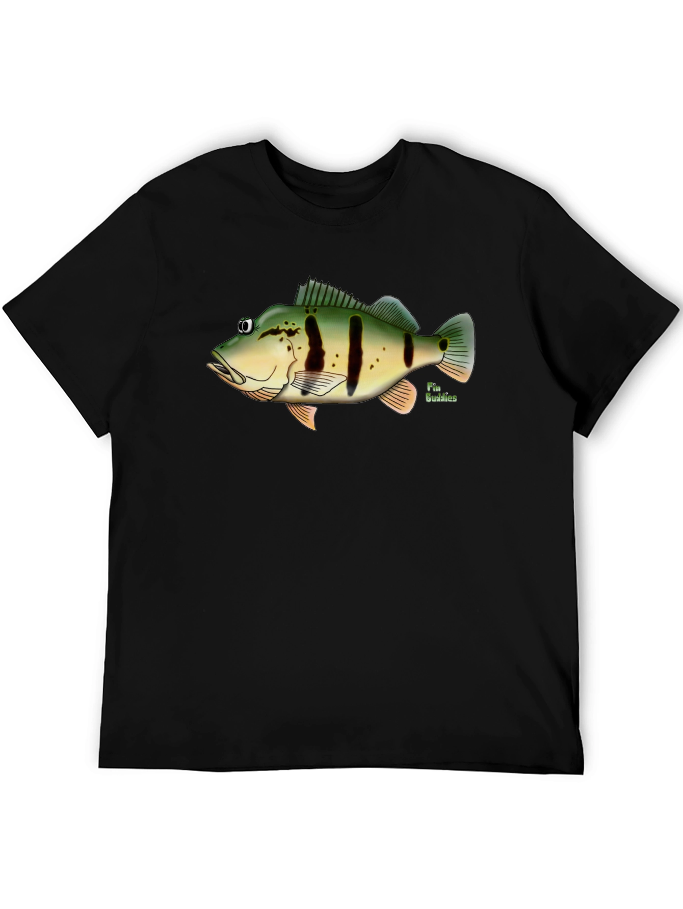 Peacock Bass Fish Graphic T-Shirt