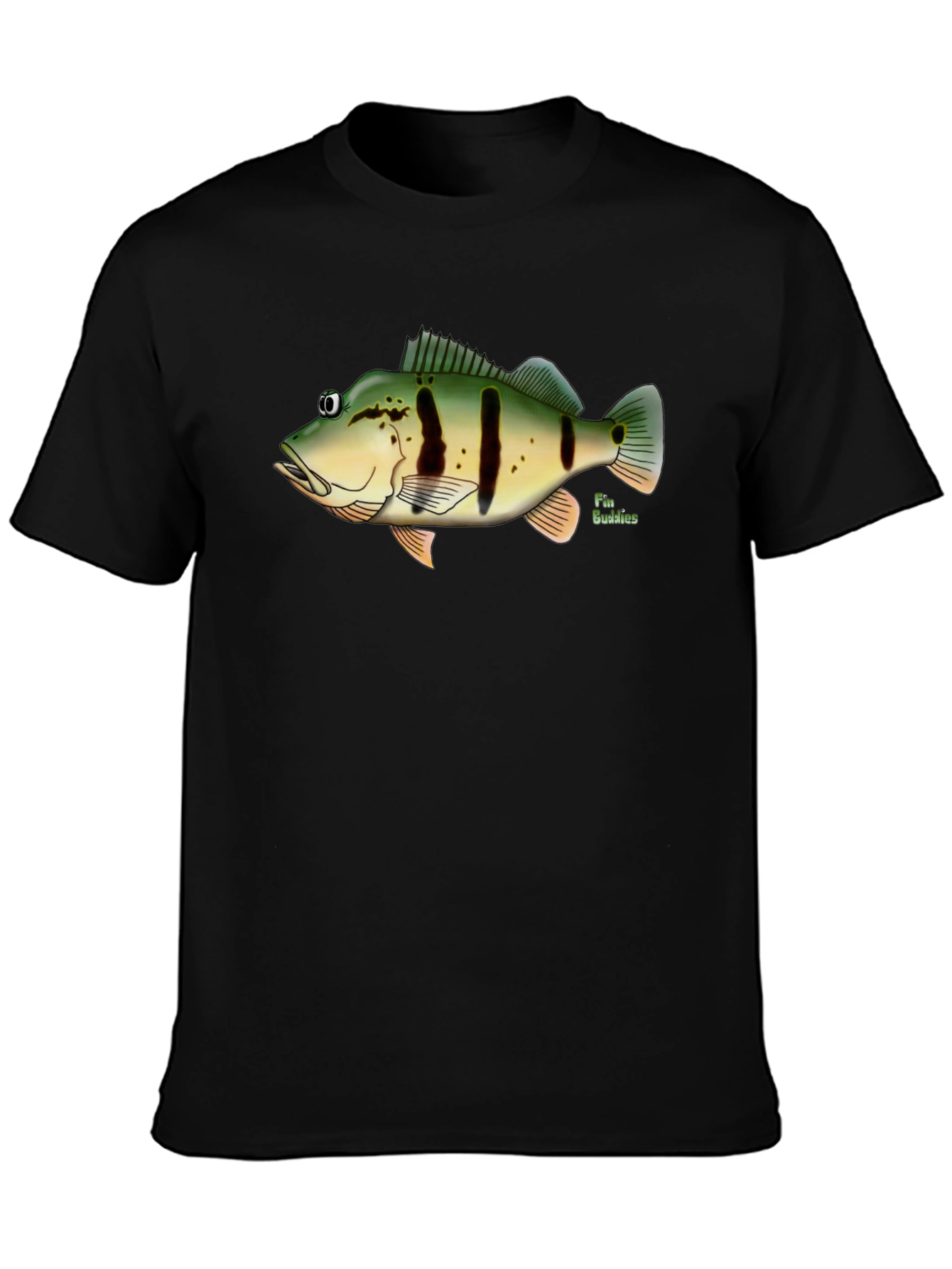 Peacock Bass Fish Graphic T-Shirt
