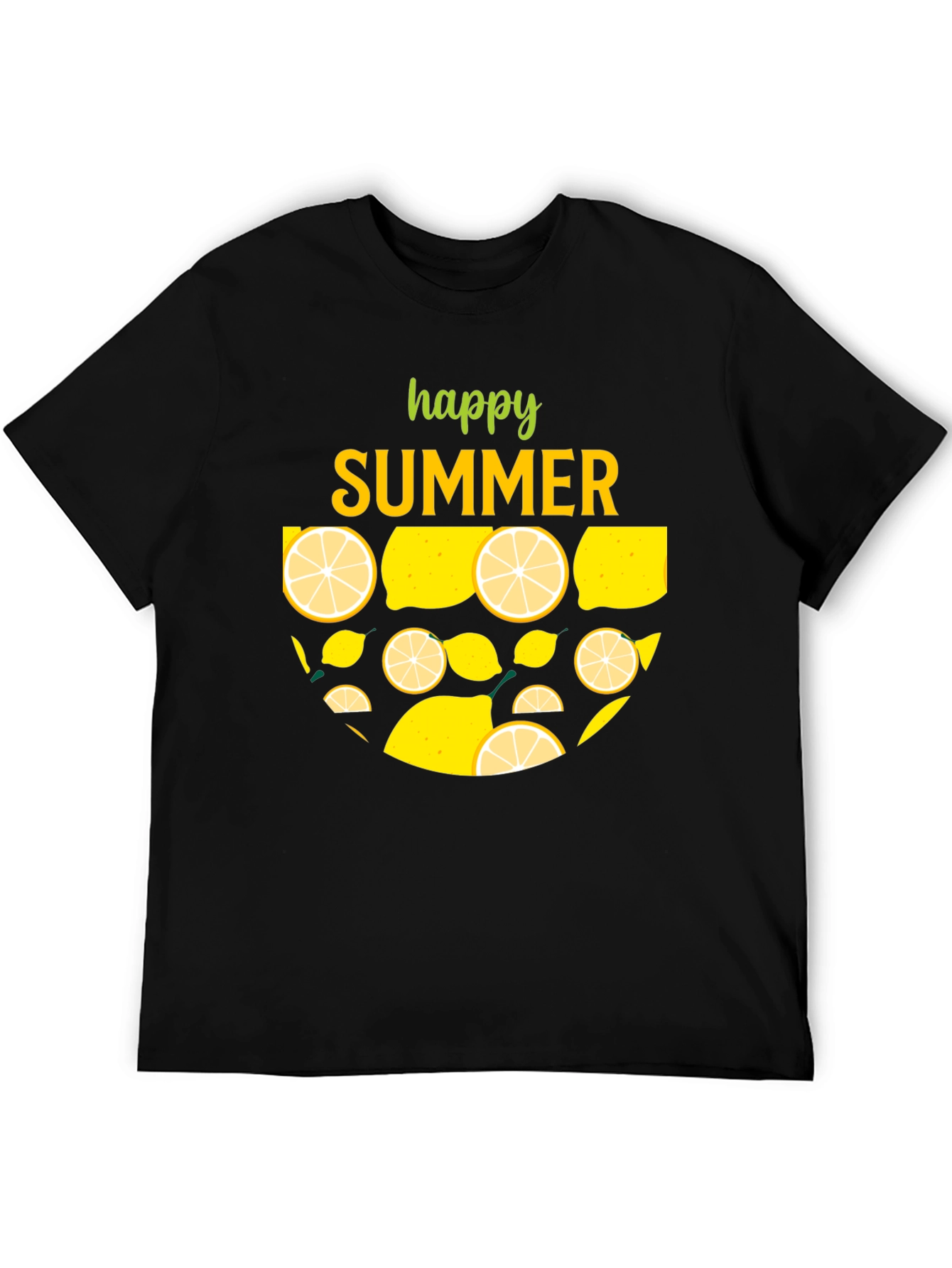Happy Summer Lemon Graphic T-Shirt
