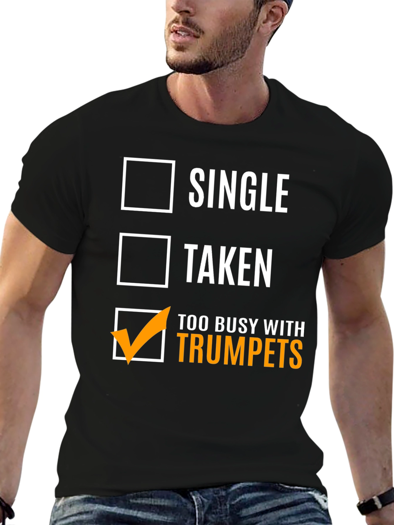 Busy With Trumpets T-Shirt Musician Tee