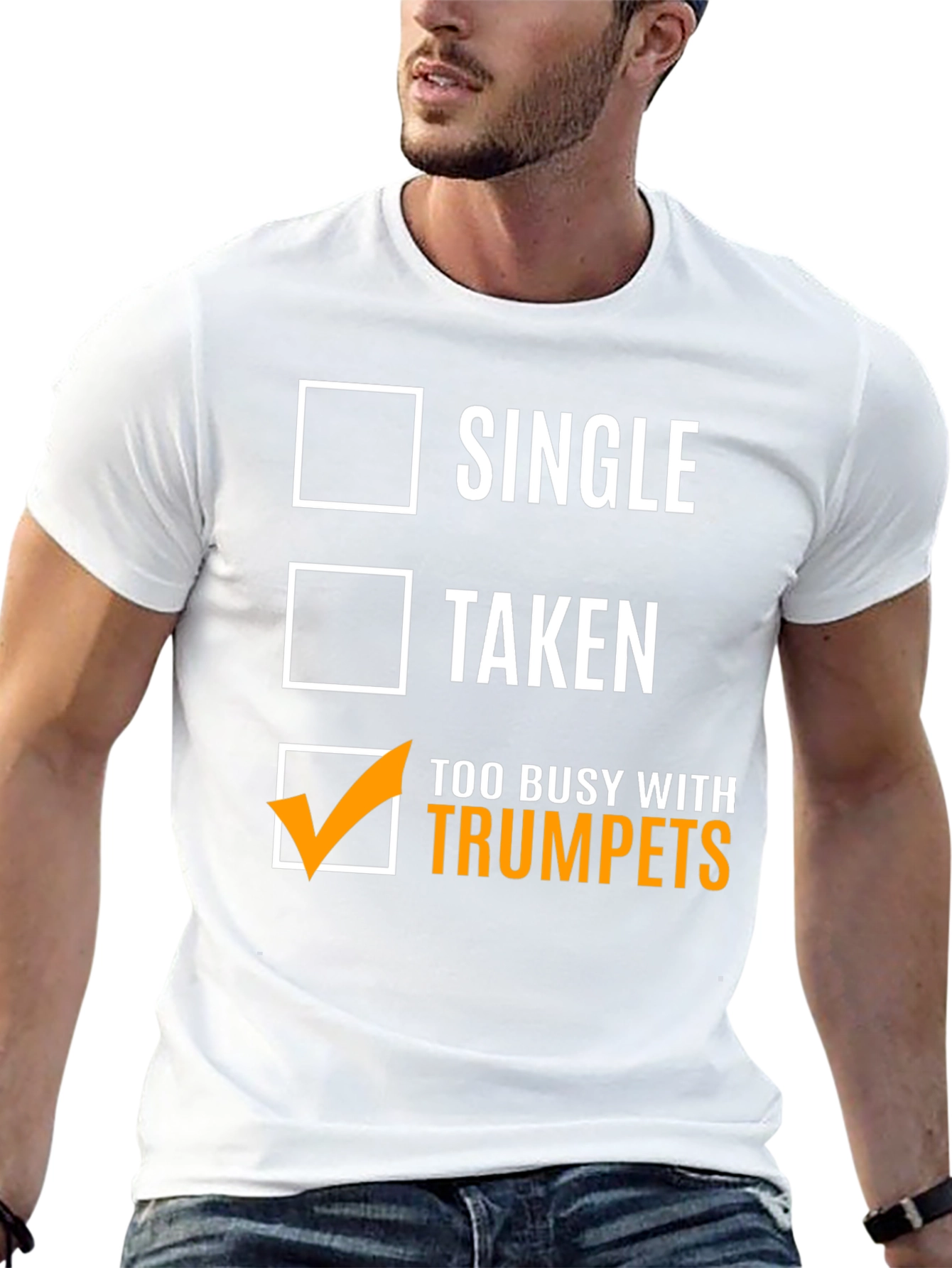 Busy With Trumpets T-Shirt Musician Tee
