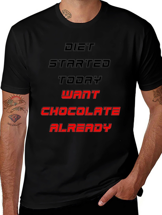 Diet Started Today Funny T-Shirt