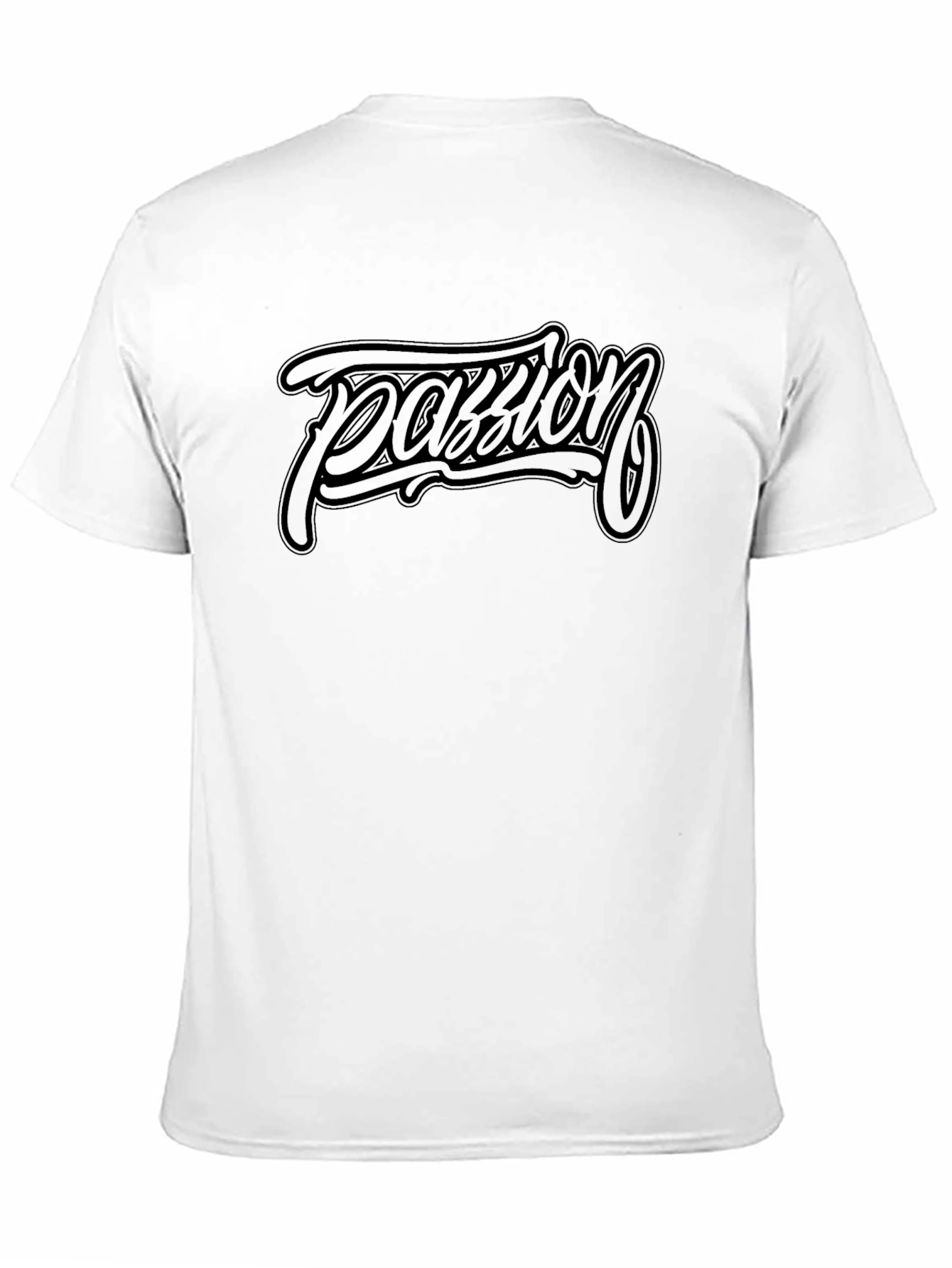 Passion Graphic Tee - Mens Black T-Shirt