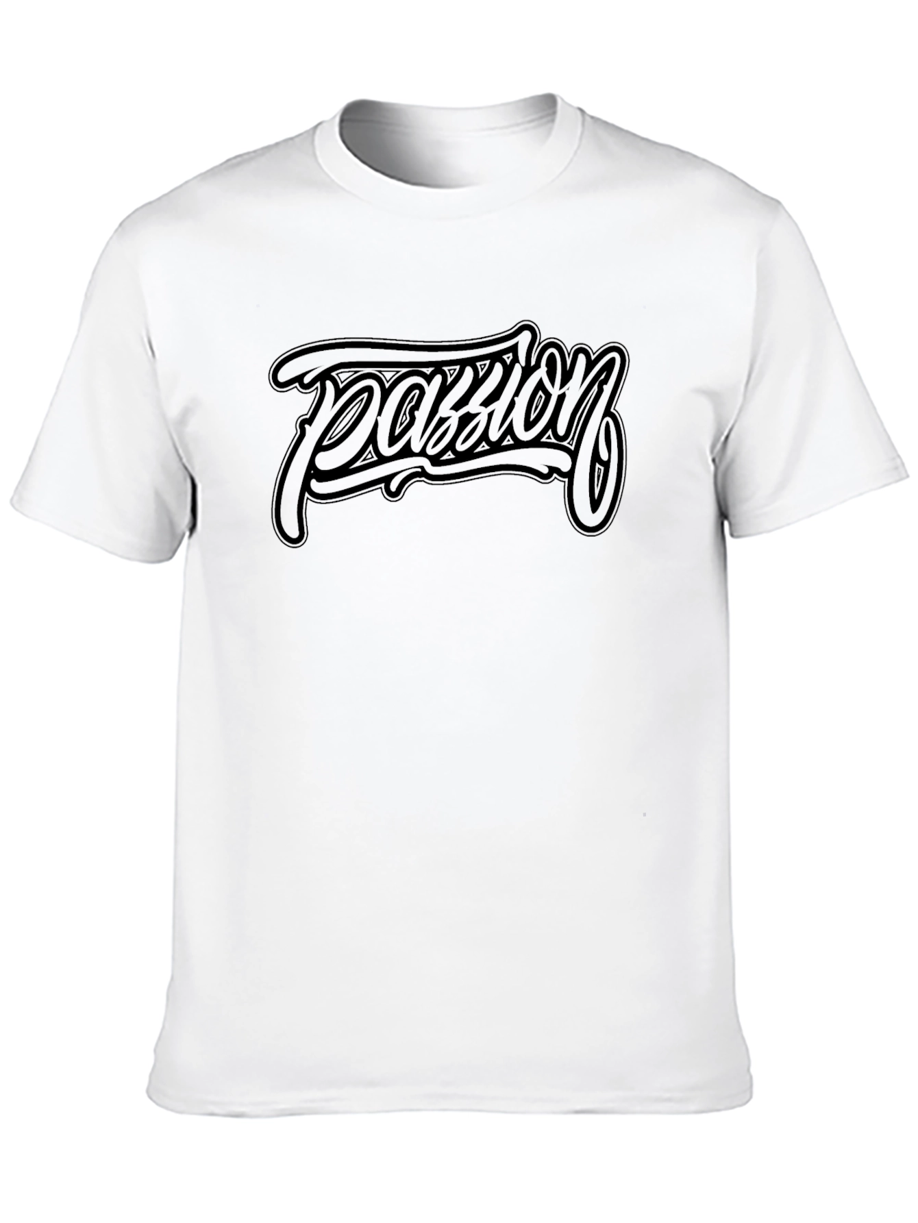 Passion Graphic Tee - Mens Black T-Shirt