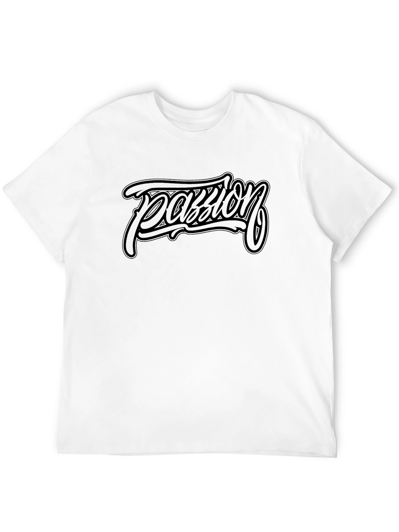 Passion Graphic Tee - Mens Black T-Shirt