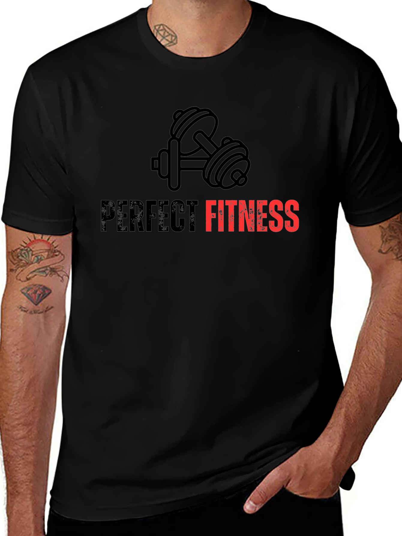 Perfect Fitness Black T-Shirt