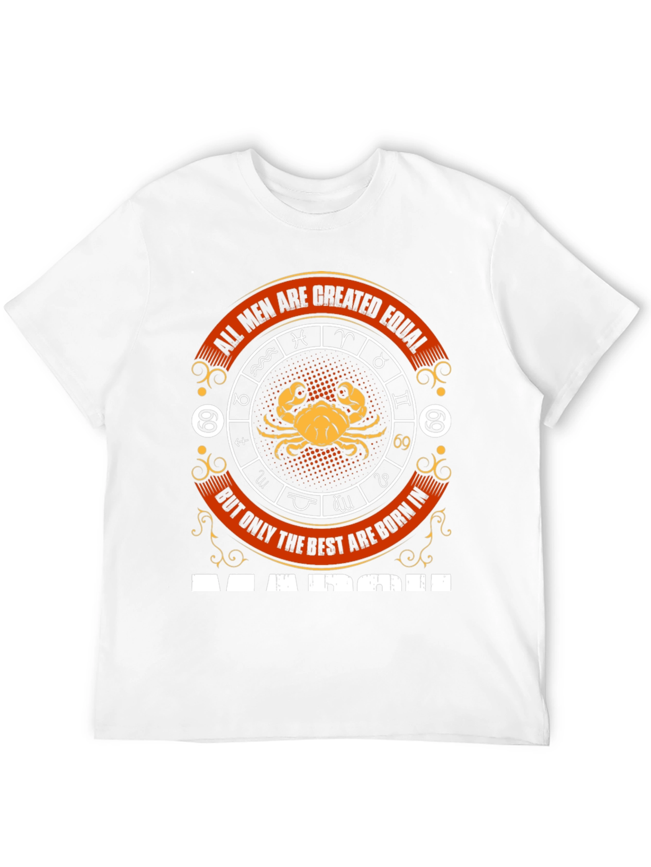March Birthday Cancer Zodiac T-Shirt