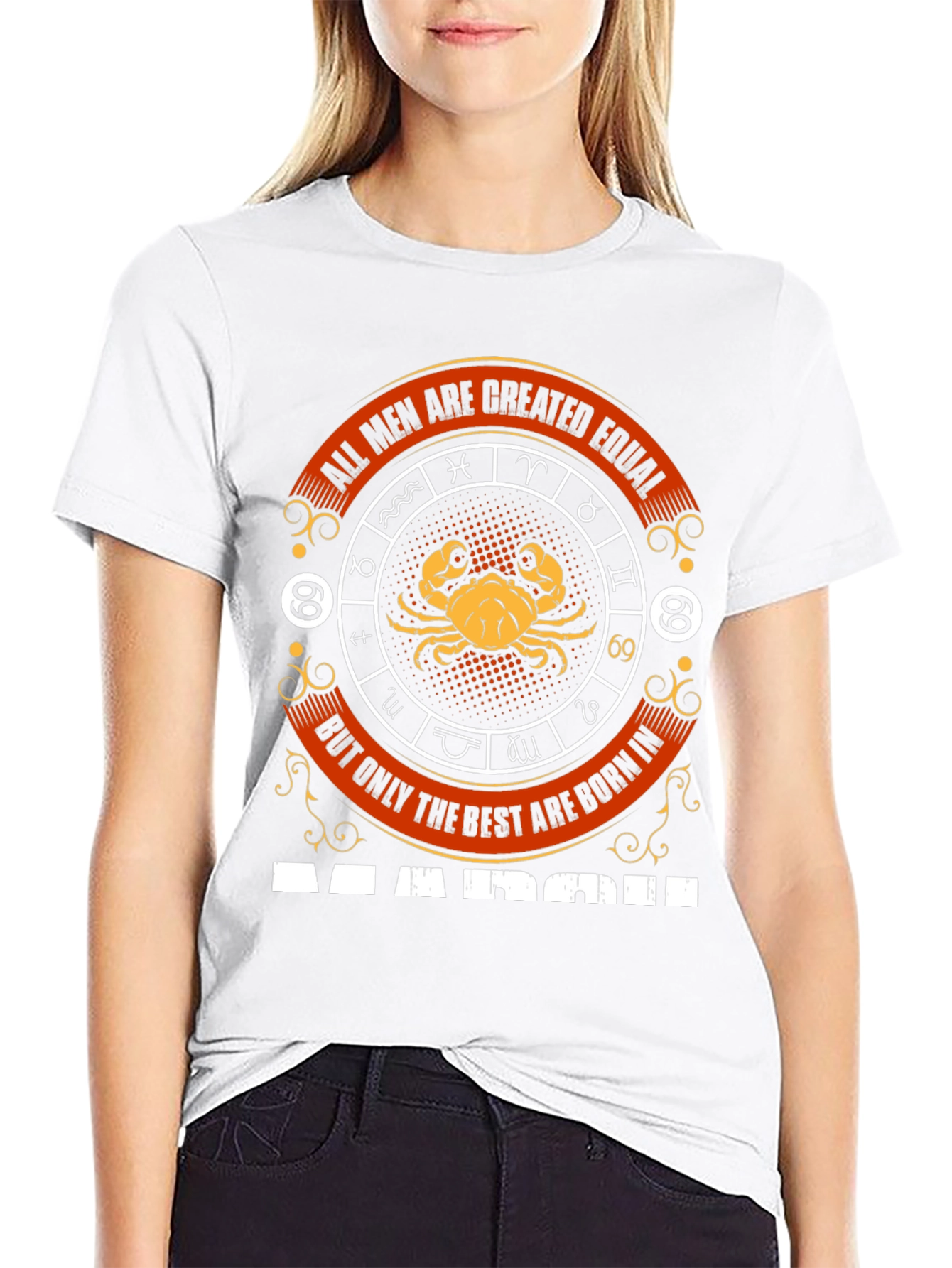 March Birthday Cancer Zodiac T-Shirt
