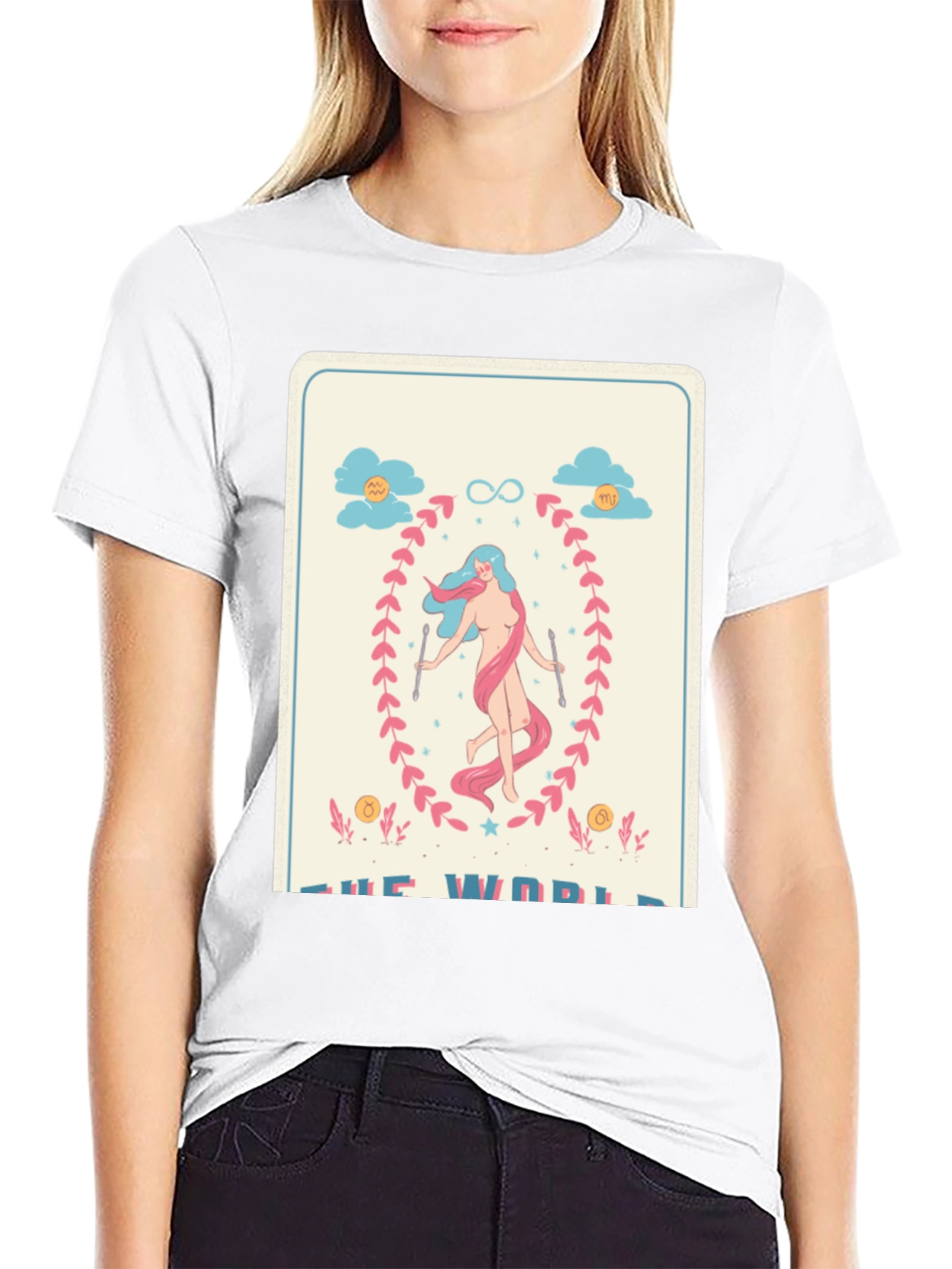The World Tarot Card Graphic Tee
