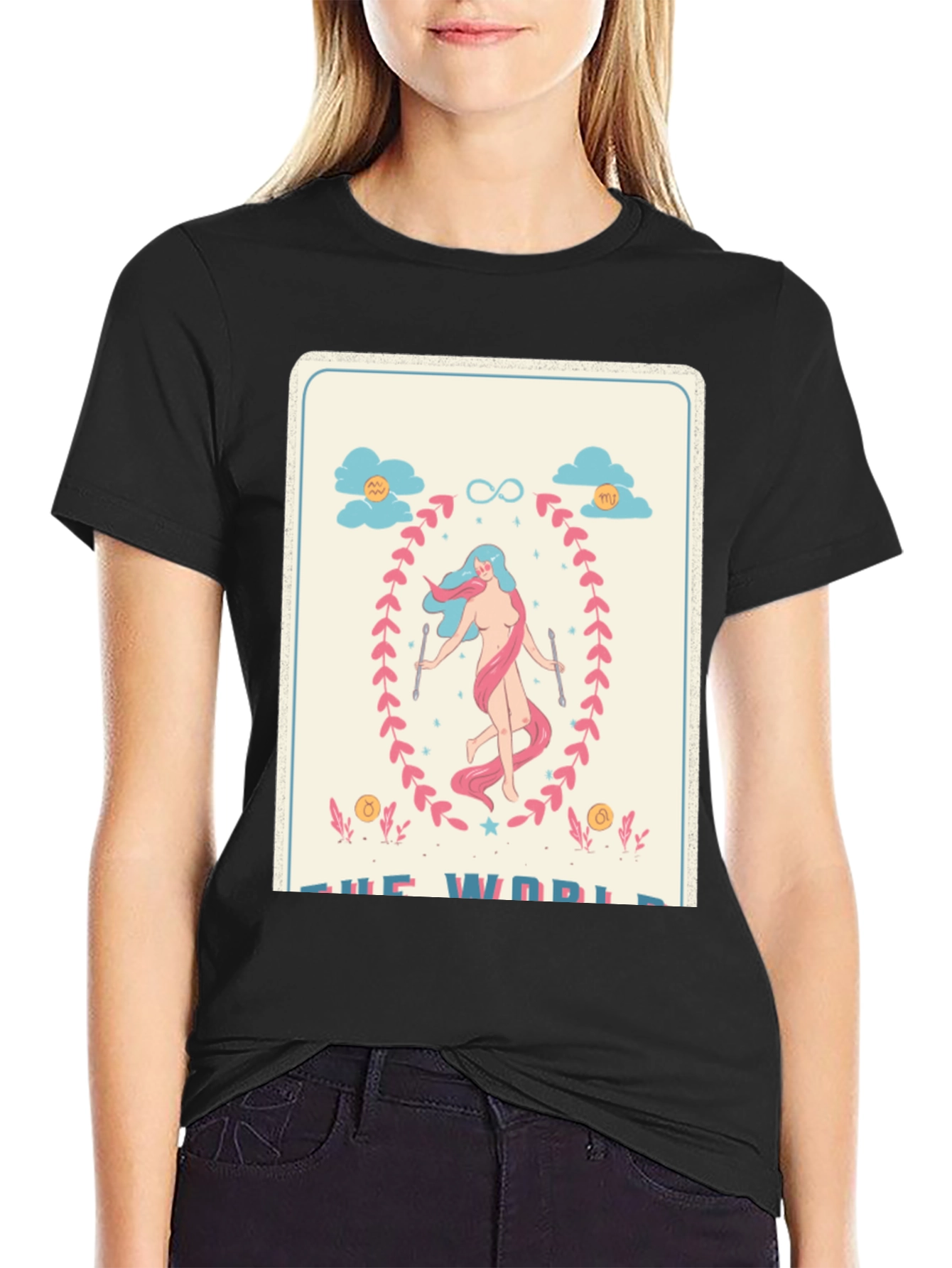 The World Tarot Card Graphic Tee