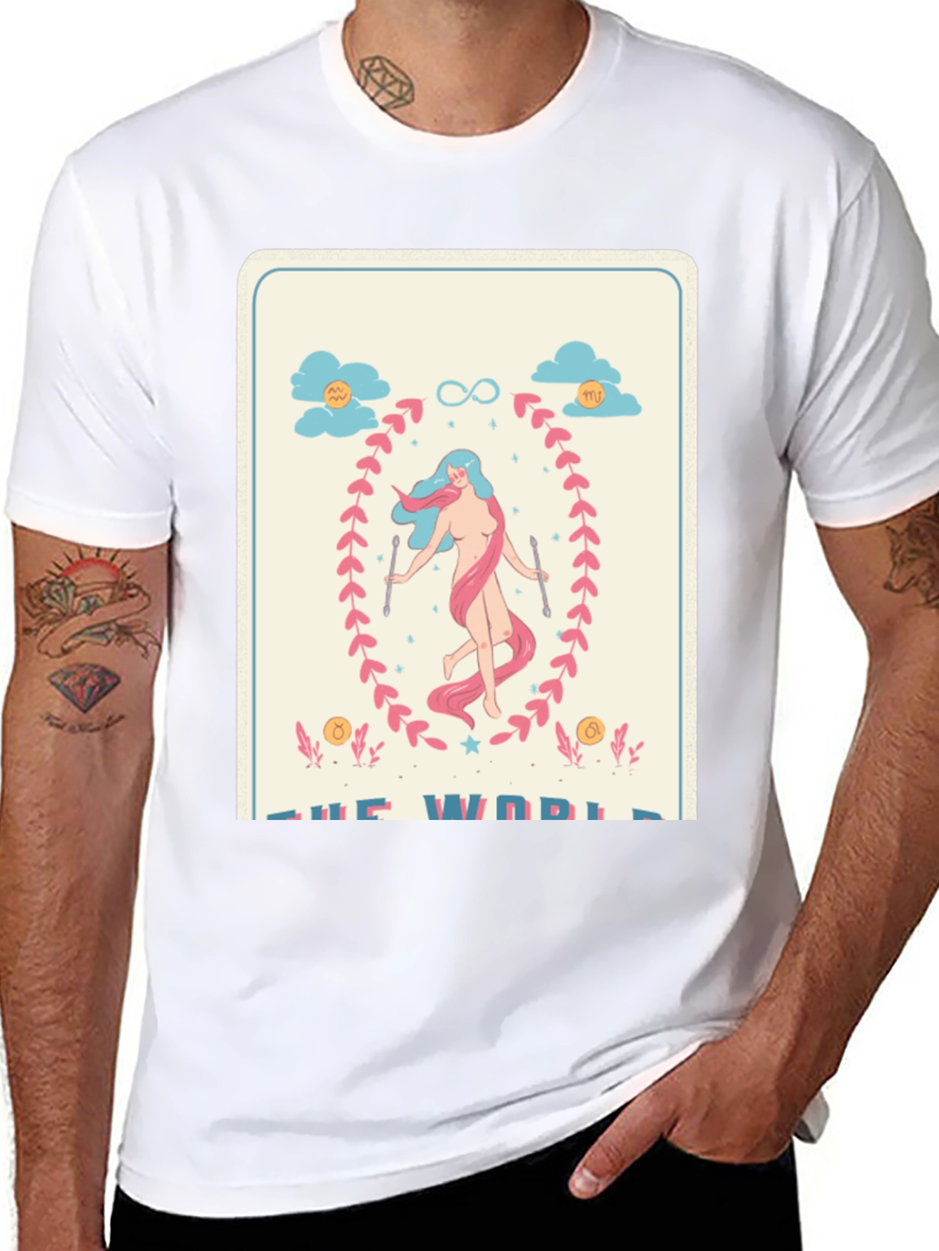 The World Tarot Card Graphic Tee