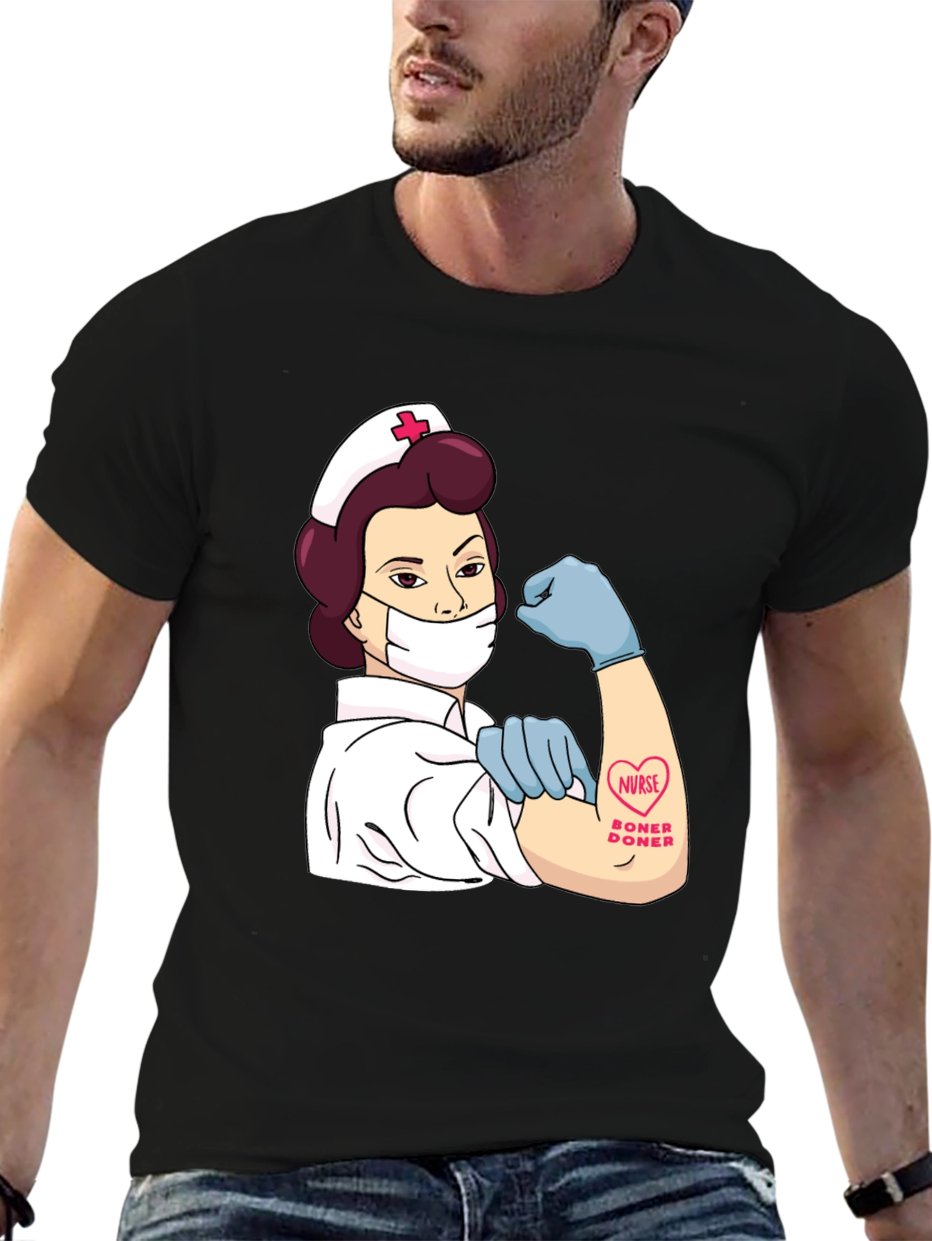 Nurse Boner Donor Graphic T-Shirt