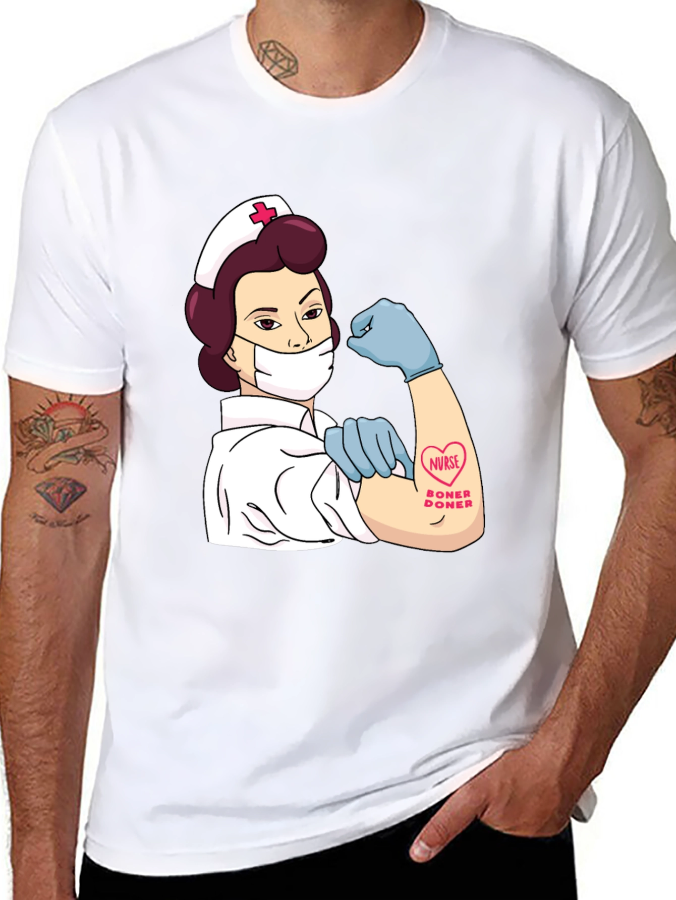Nurse Boner Donor Graphic T-Shirt
