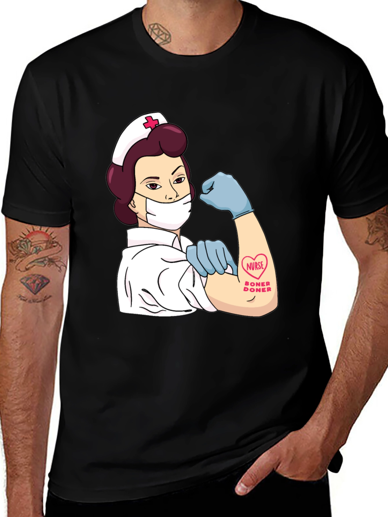 Nurse Boner Donor Graphic T-Shirt