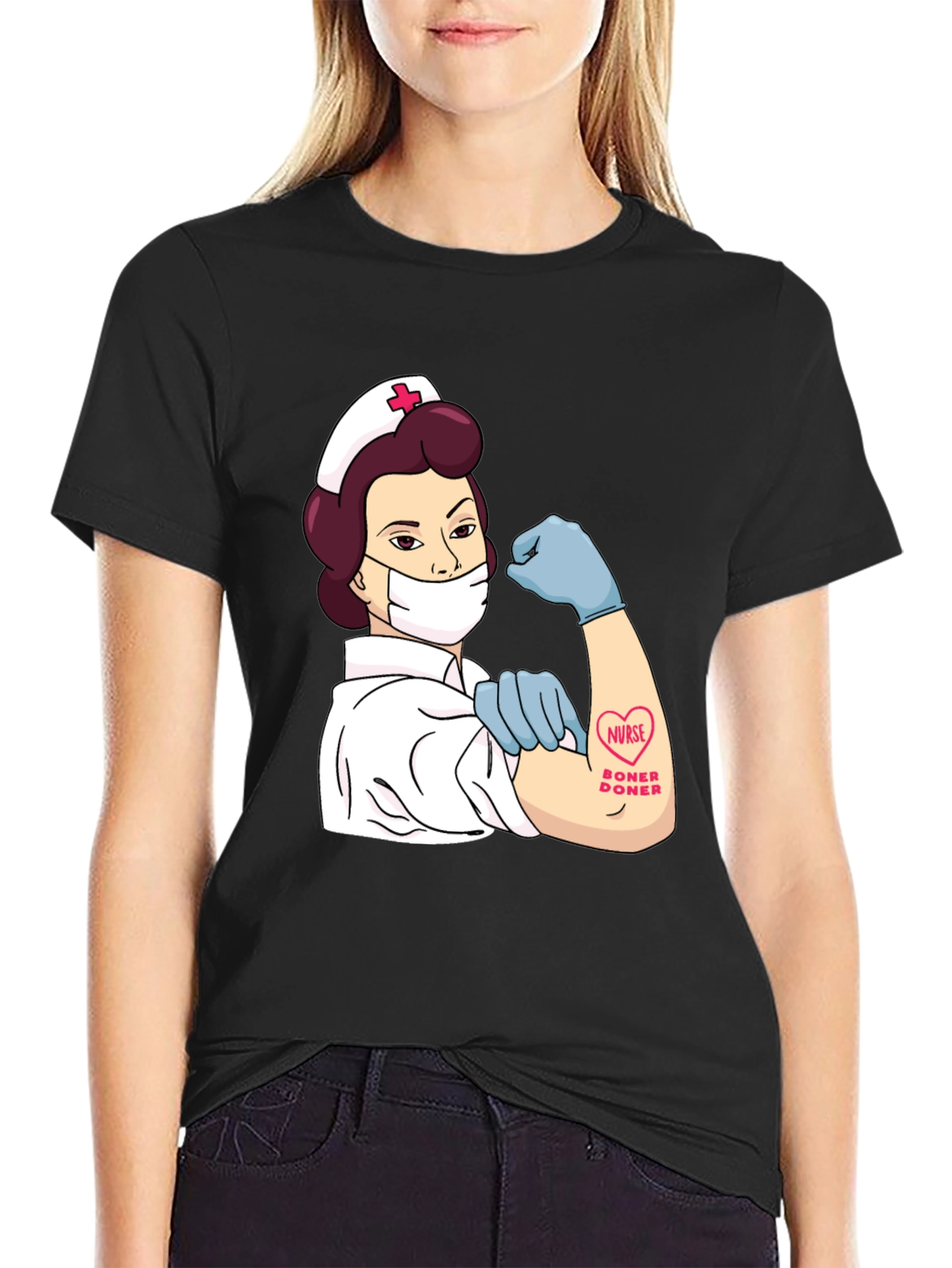 Nurse Boner Donor Graphic T-Shirt