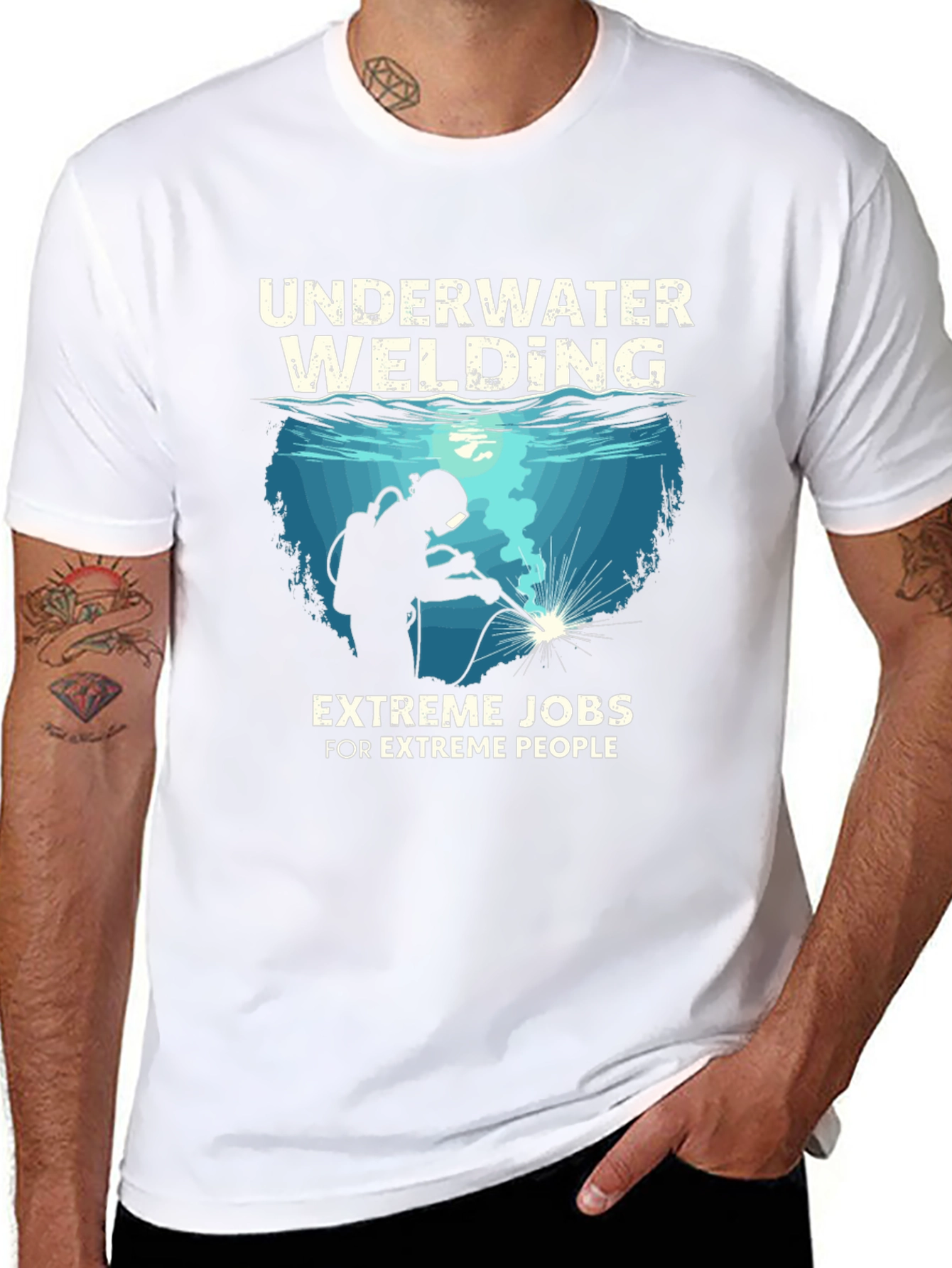 Underwater Welding Extreme Jobs T-Shirt