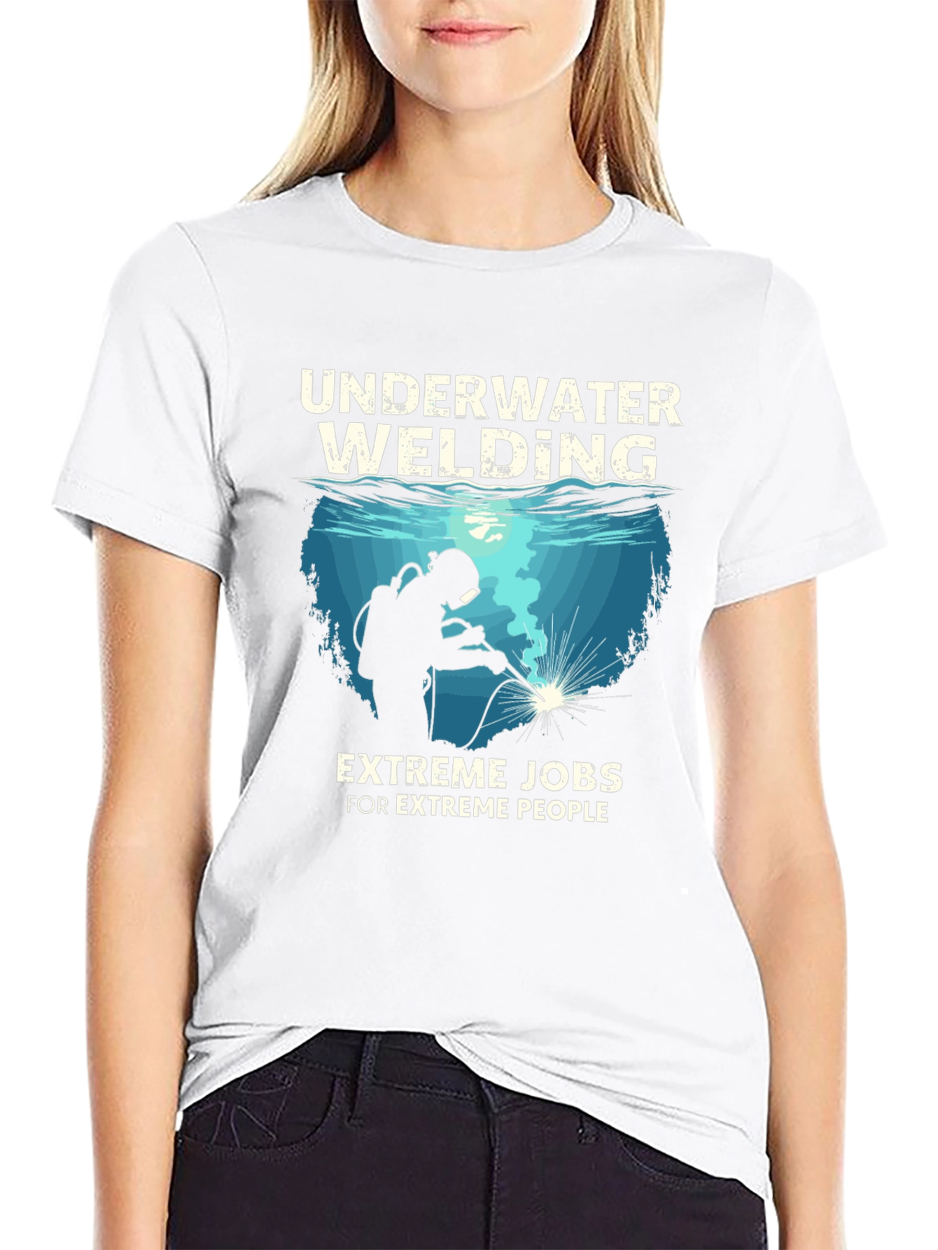 Underwater Welding Extreme Jobs T-Shirt