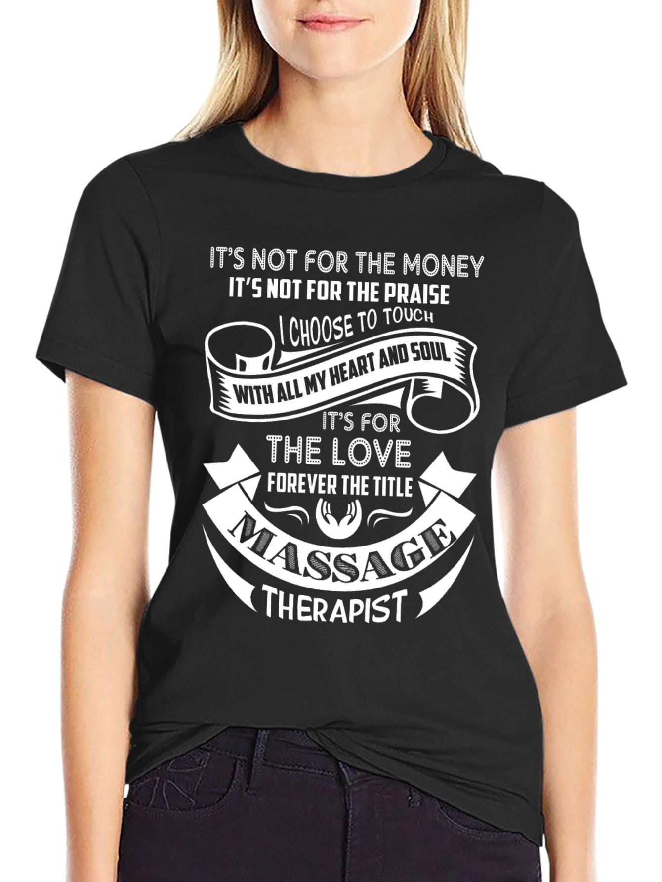 Massage Therapist Love and Dedication T-Shirt