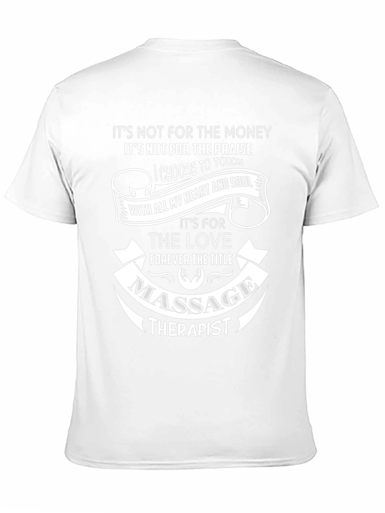 Massage Therapist Love and Dedication T-Shirt