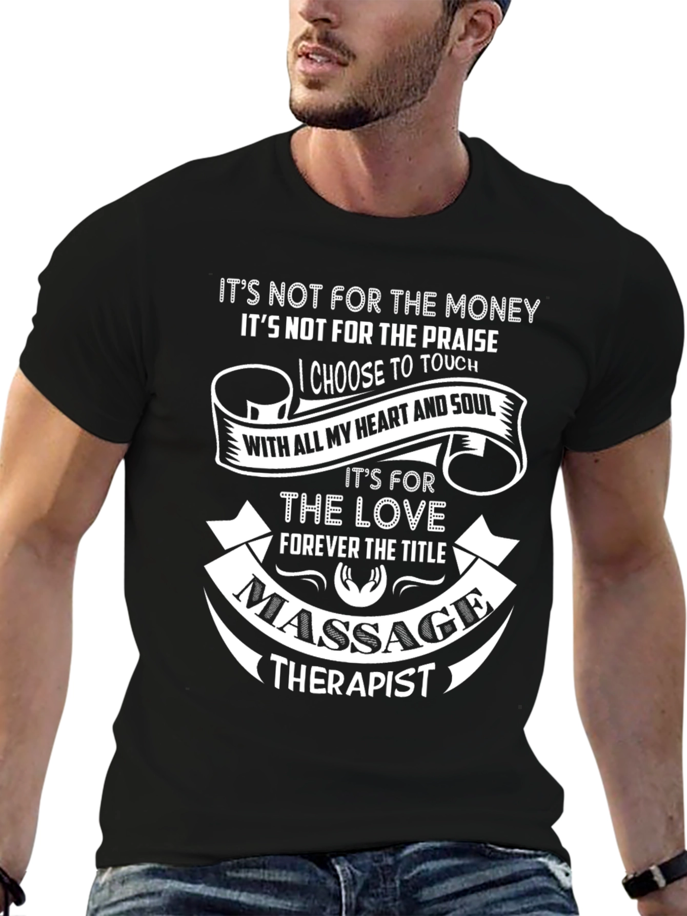 Massage Therapist Love and Dedication T-Shirt
