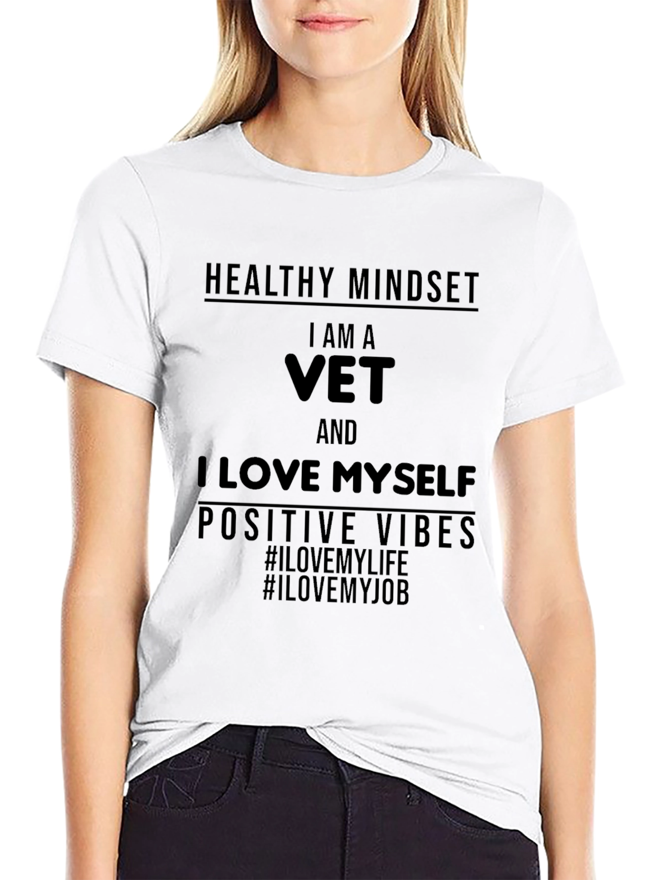 I Am A Vet Black T-Shirt