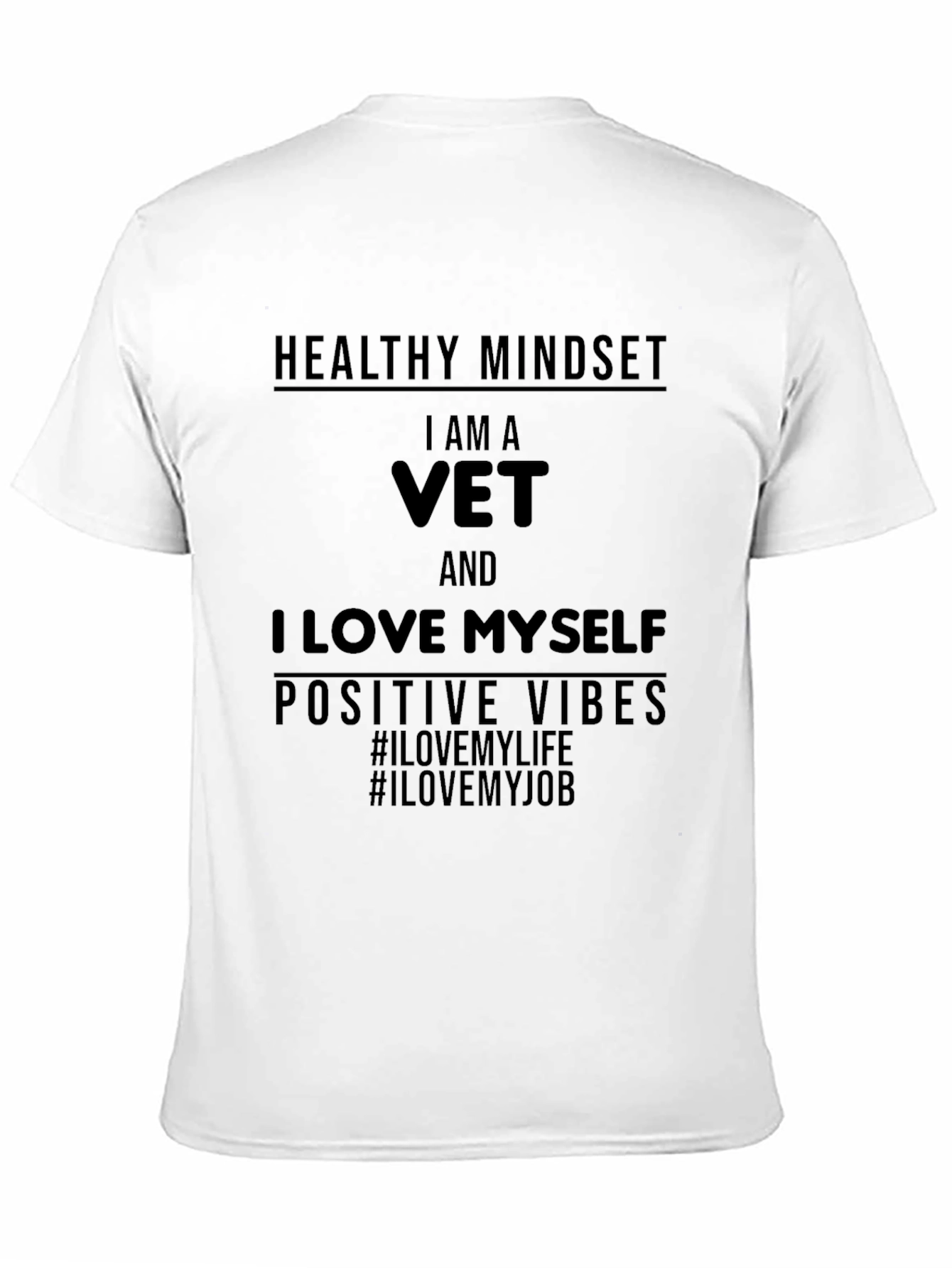 I Am A Vet Black T-Shirt