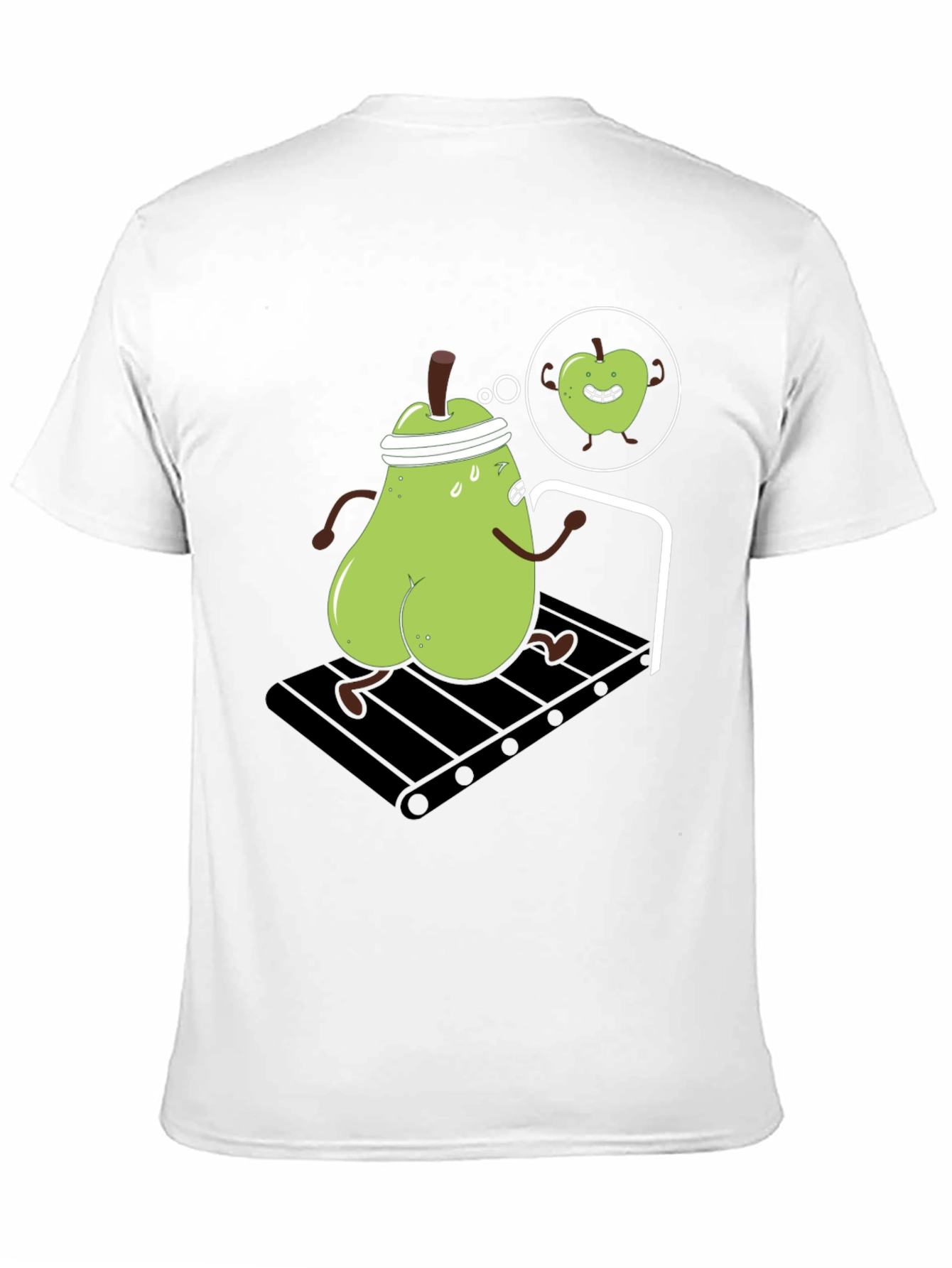 Funny Pear Treadmill Workout T-Shirt