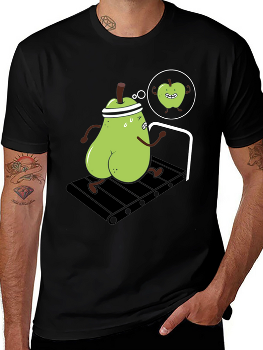 Funny Pear Treadmill Workout T-Shirt