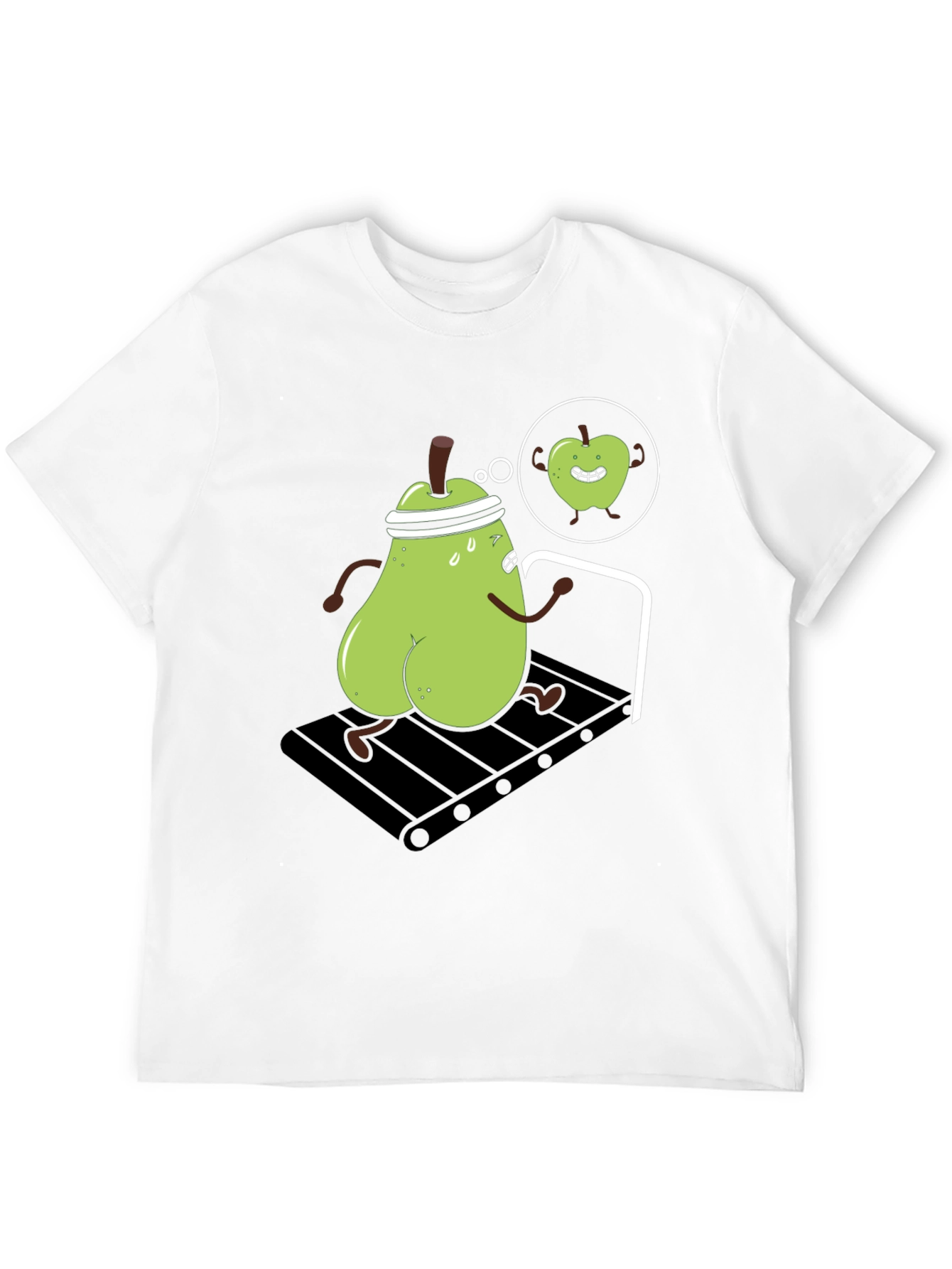 Funny Pear Treadmill Workout T-Shirt