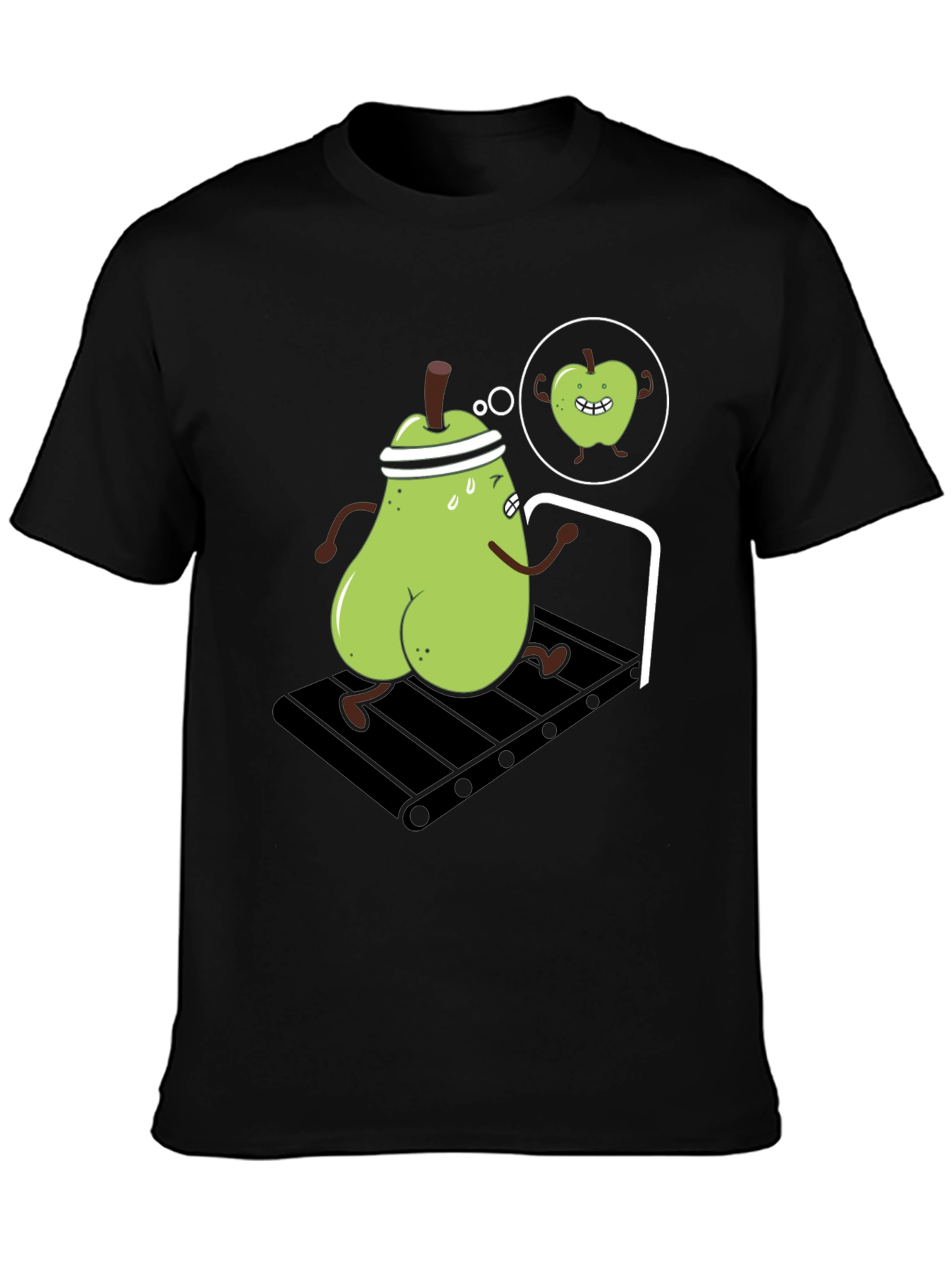 Funny Pear Treadmill Workout T-Shirt