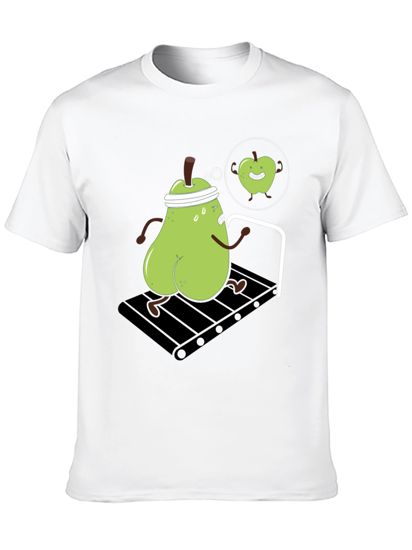 Funny Pear Treadmill Workout T-Shirt
