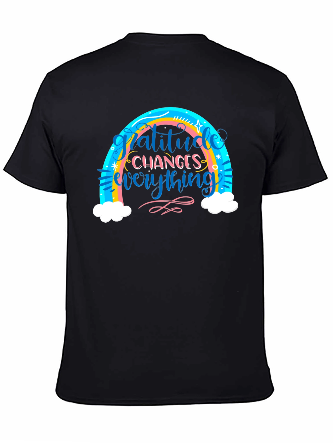 Gratitude Changes Everything Rainbow T-Shirt