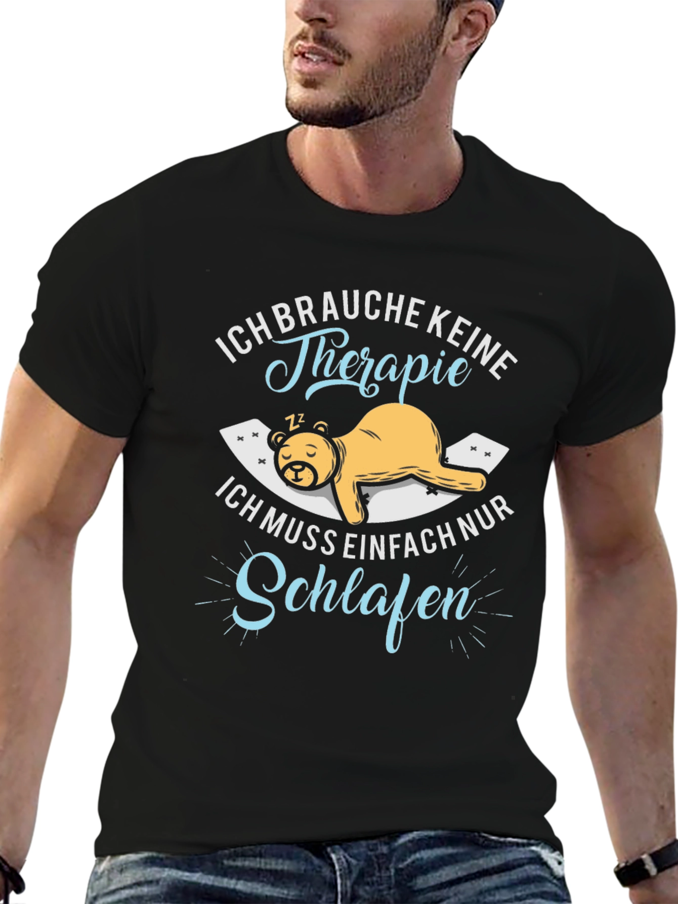 Ich Brauche Keine Therapie Bear T-Shirt
