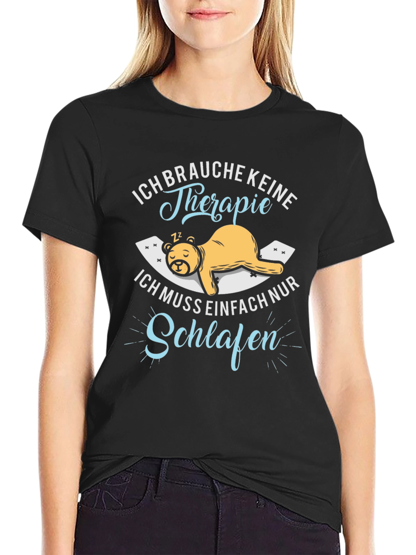 Ich Brauche Keine Therapie Bear T-Shirt