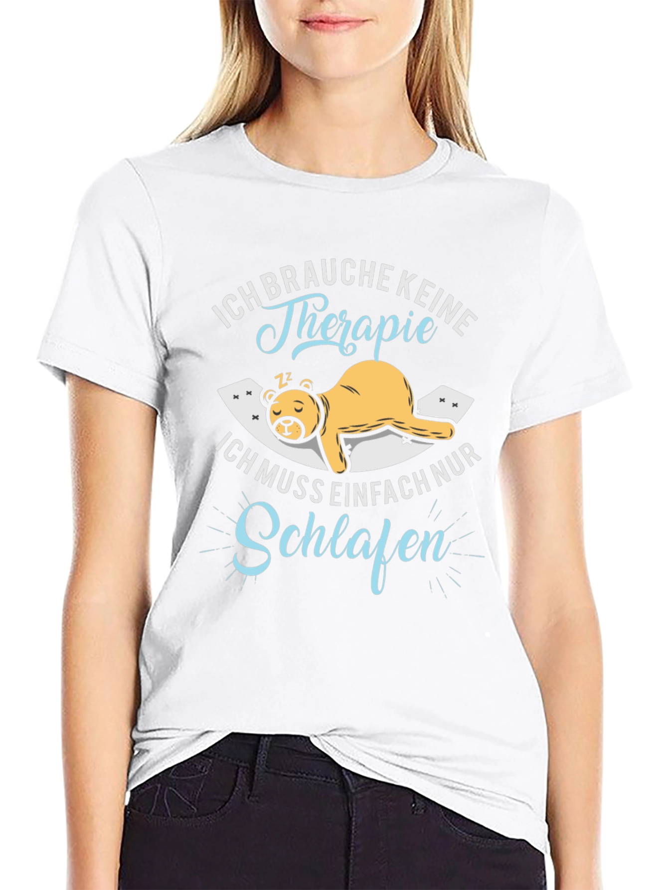Ich Brauche Keine Therapie Bear T-Shirt