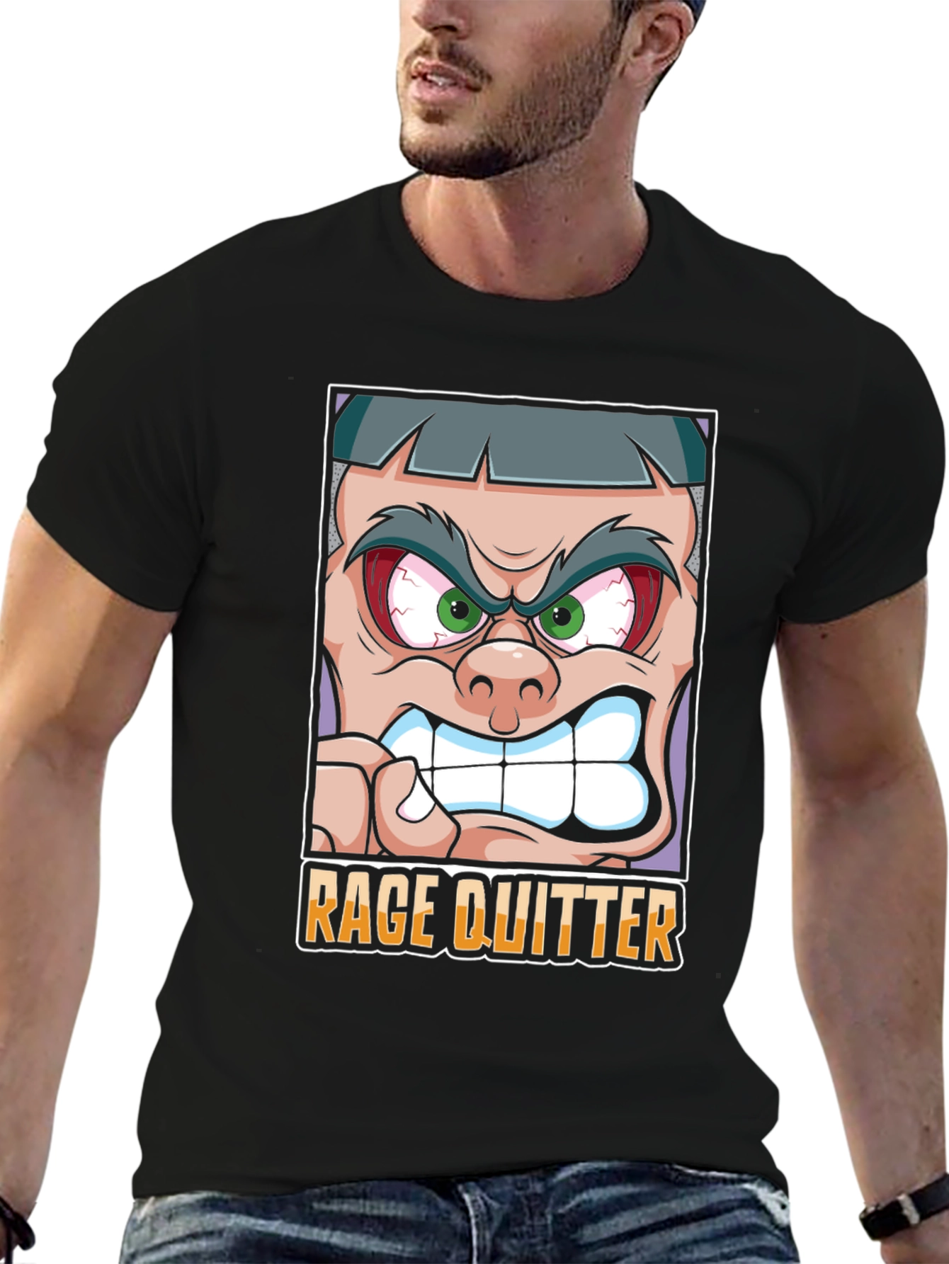 Rage Quitter Graphic Tee - Gamer Style