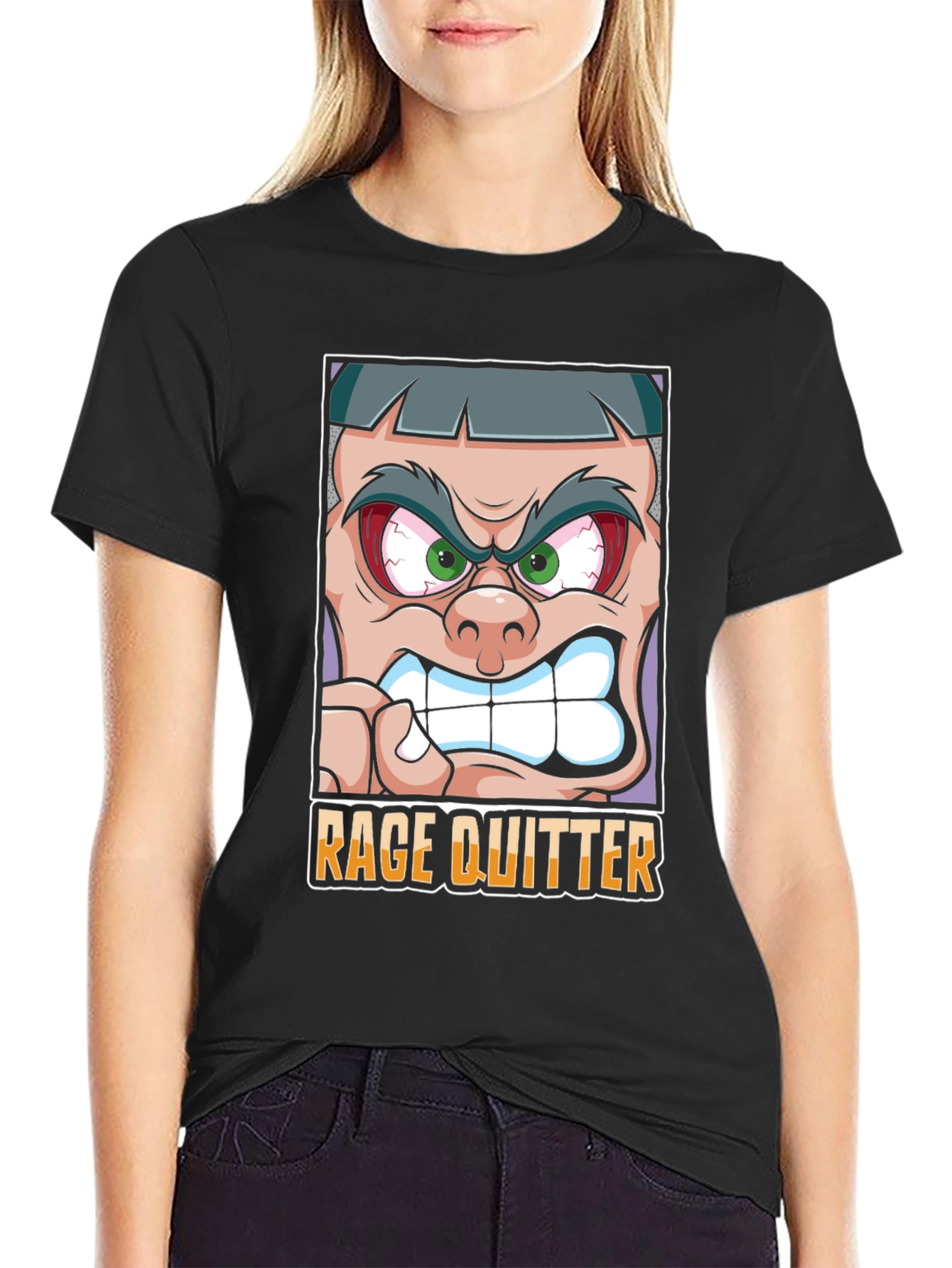 Rage Quitter Graphic Tee - Gamer Style