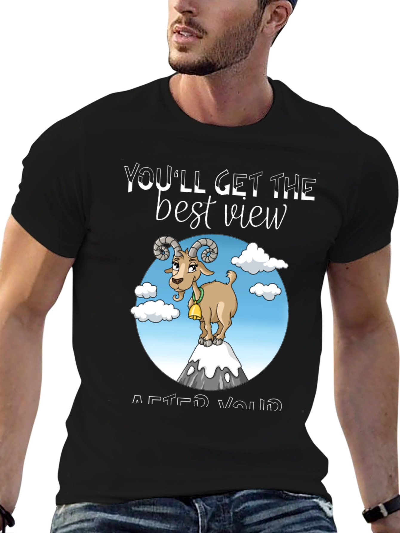 Mountain Goat T-Shirt - Youll Get the Best View