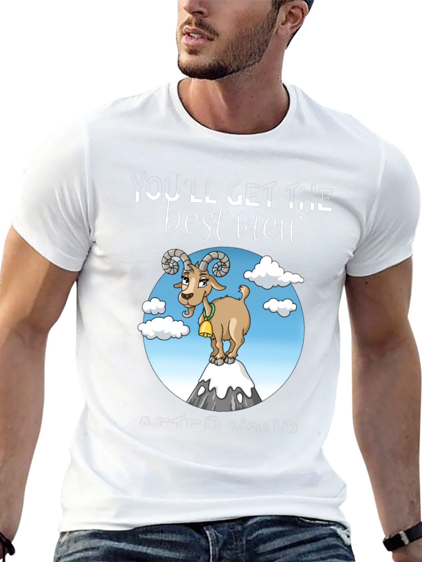 Mountain Goat T-Shirt - Youll Get the Best View